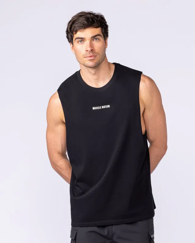 Lifestyle Training Tank - Black sold by Muscle Nation