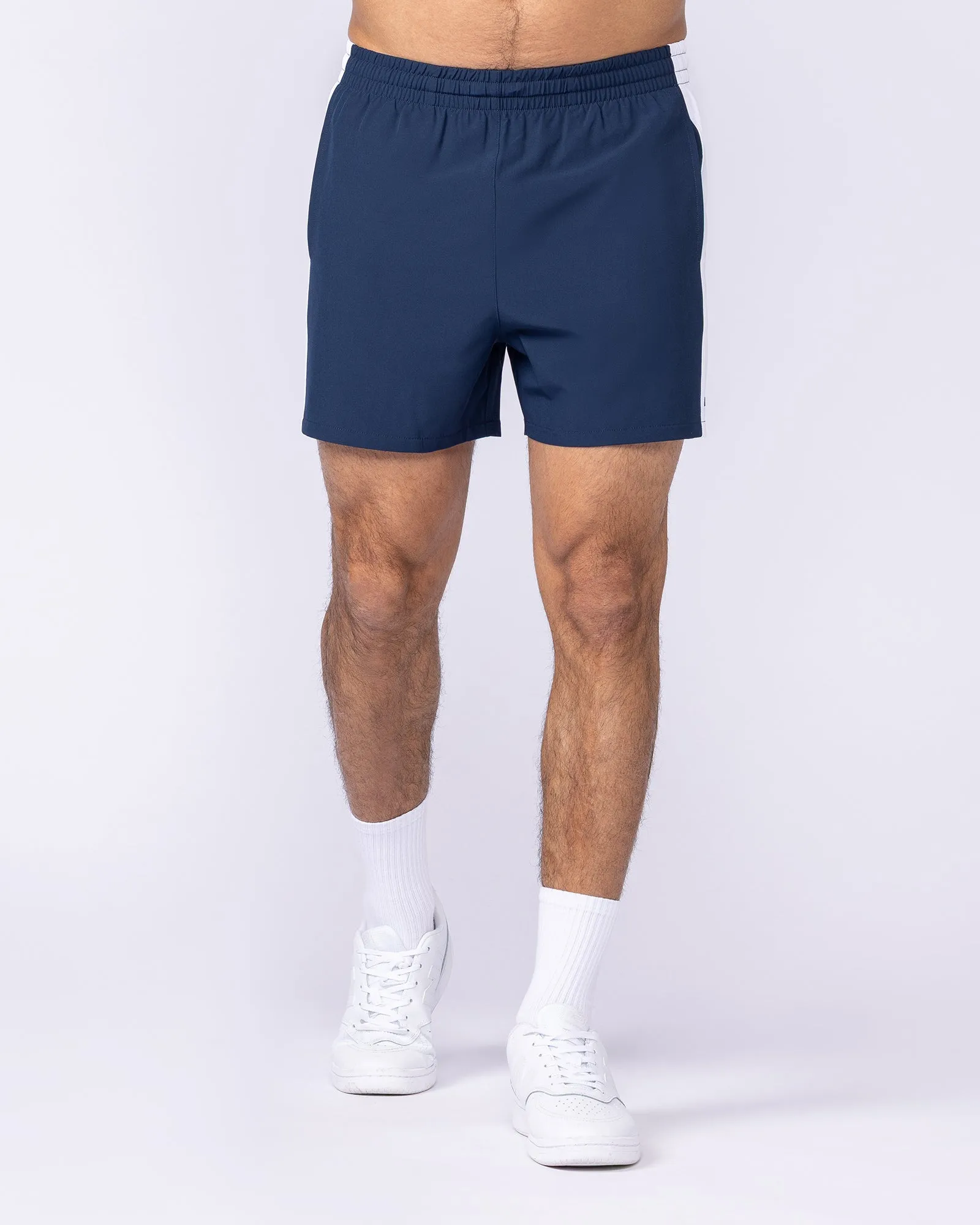 Panelled Function 4" Shorts - Navy sold by Muscle Nation product image thumbnail 3
