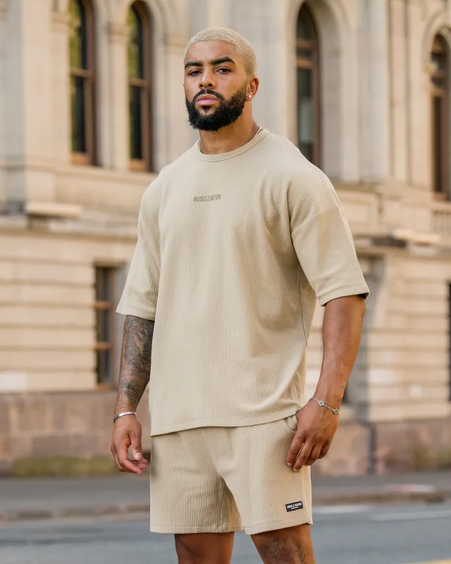 Oversized Jersey Tee - Butterscotch sold by Muscle Nation