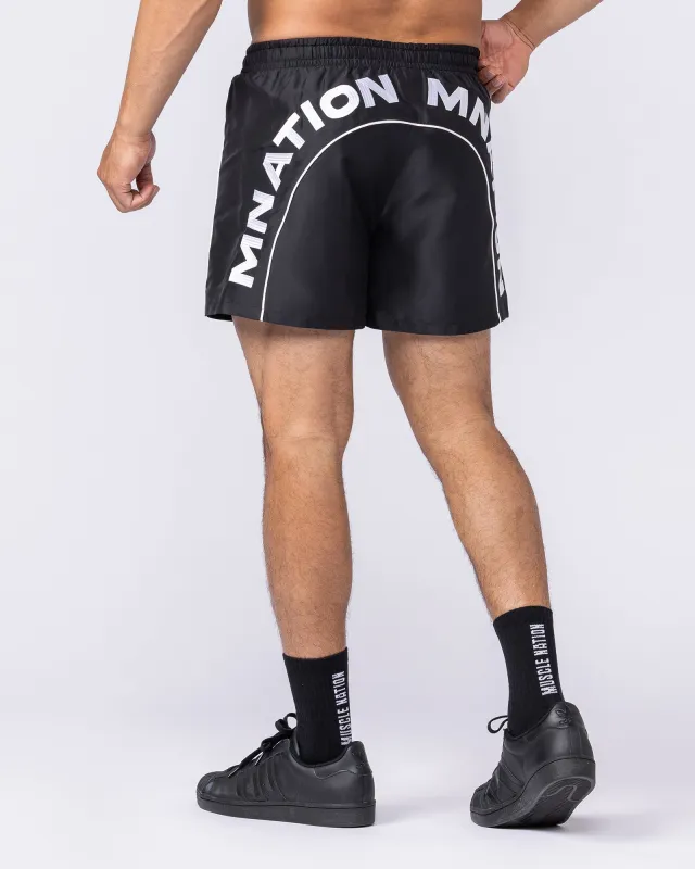 Overdrive 4" Shorts - Black made by Muscle Nation