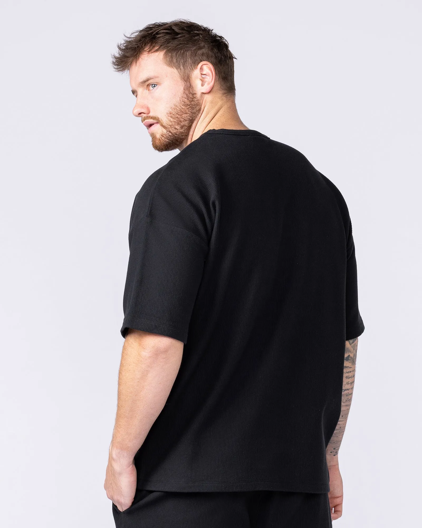 Oversized Jersey Tee - Black sold by Muscle Nation product image thumbnail 5