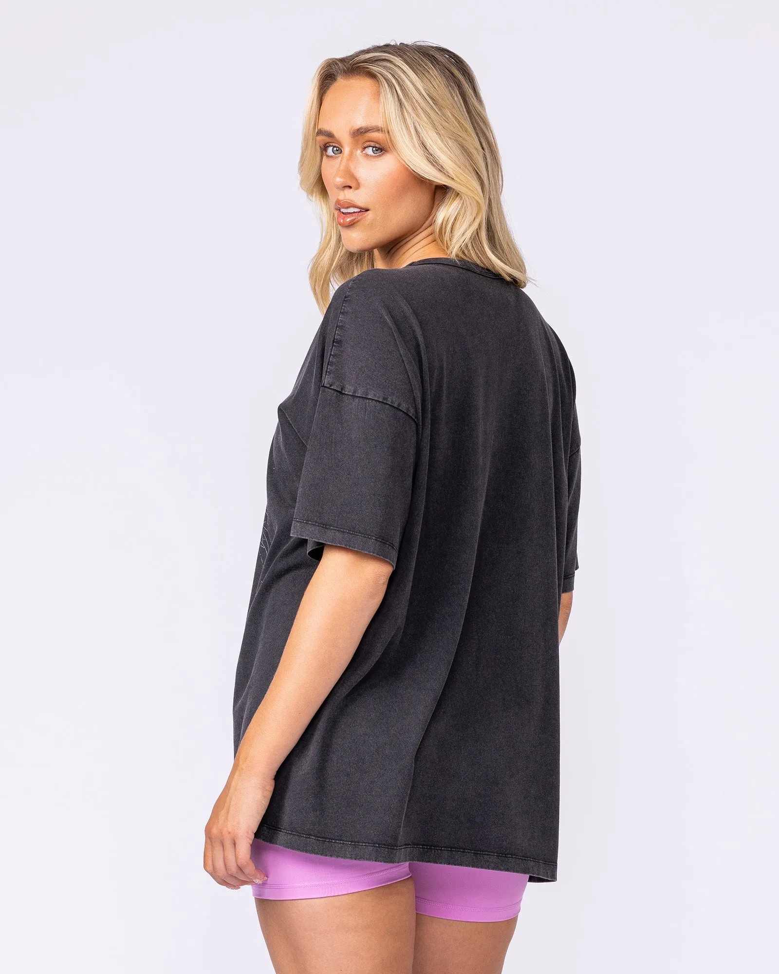 Panther Oversized Vintage Tee - Washed Black sold by Muscle Nation product image thumbnail 2