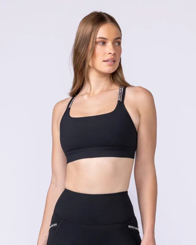 Illusion Bra - Black made by Muscle Nation