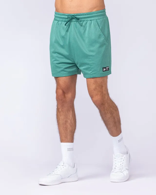 Lay Up 3.5" Shorts - Alpine made by Muscle Nation