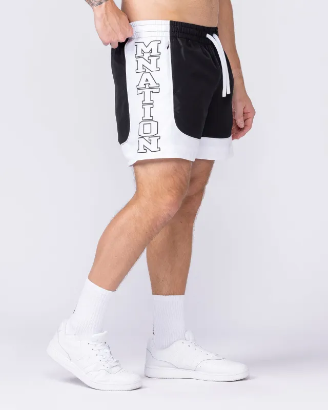 Headliner 5" Shorts - Black made by Muscle Nation