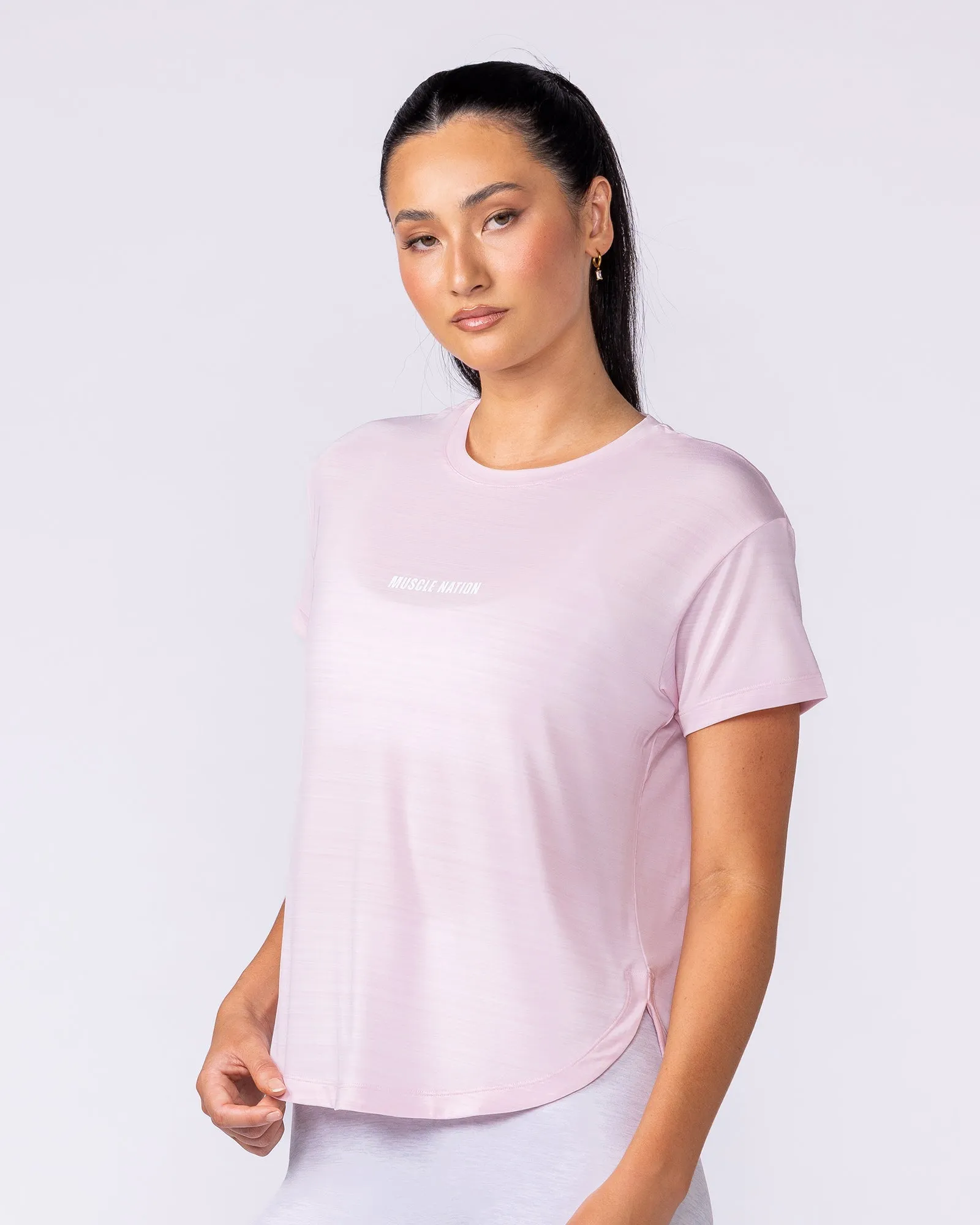 Ignite Training Tee - Soft Pink sold by Muscle Nation product image thumbnail 3