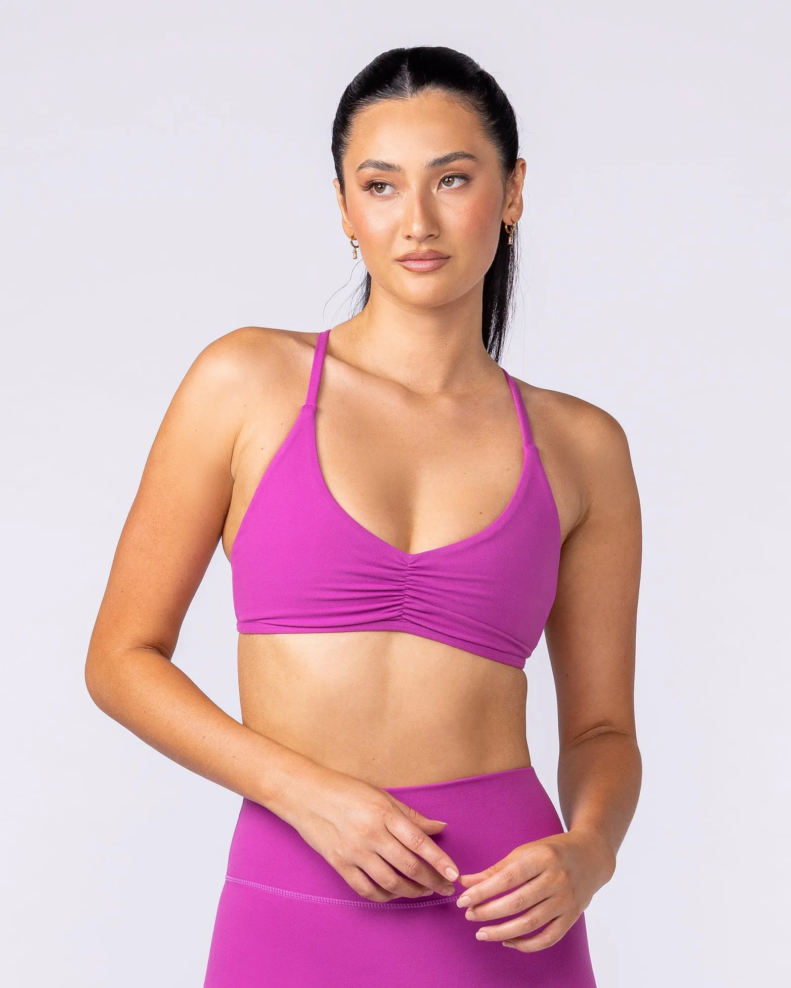 Honey Bralette - Radiant Orchid sold by Muscle Nation product image thumbnail 3
