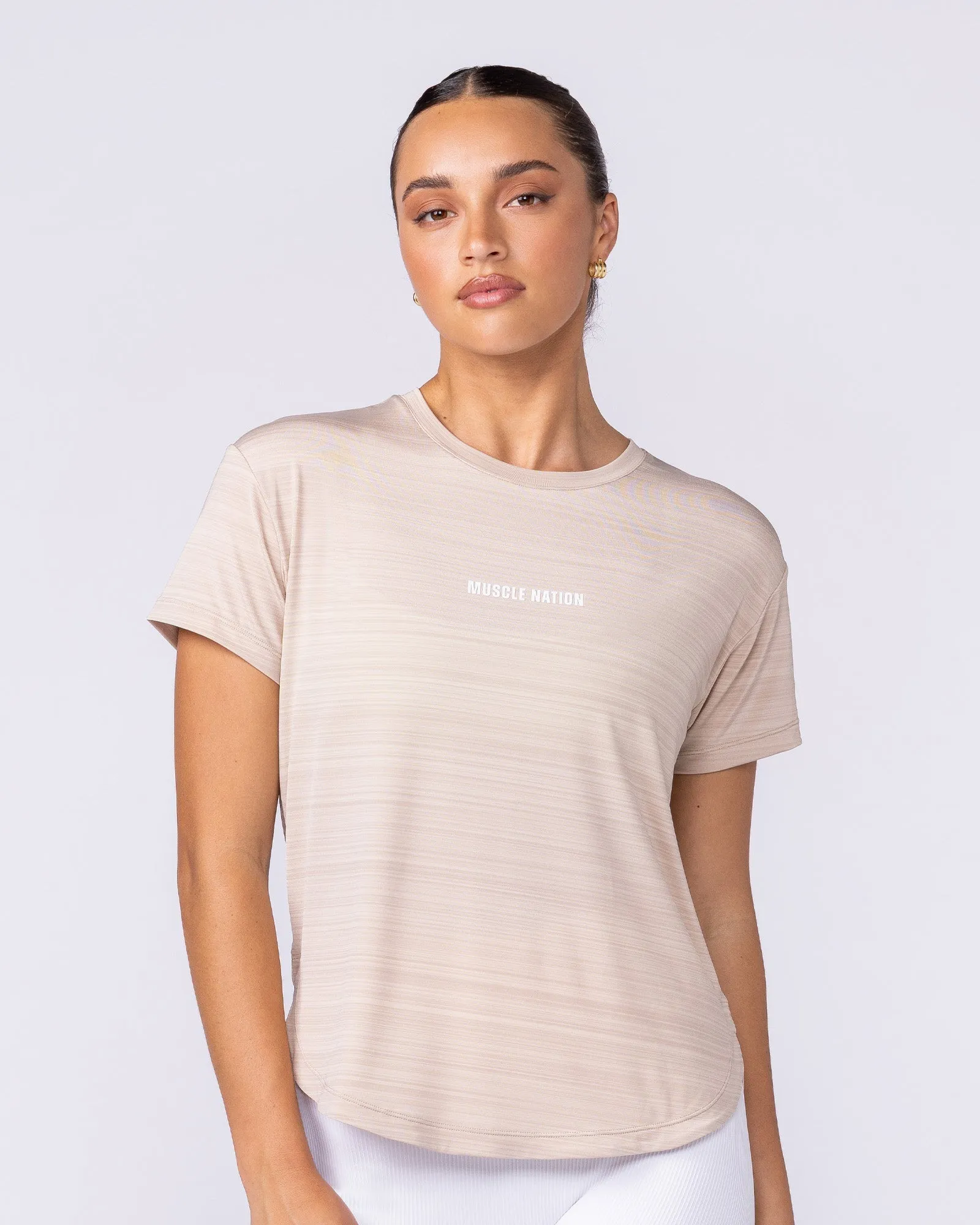 Ignite Training Tee - Sand sold by Muscle Nation product image thumbnail 2