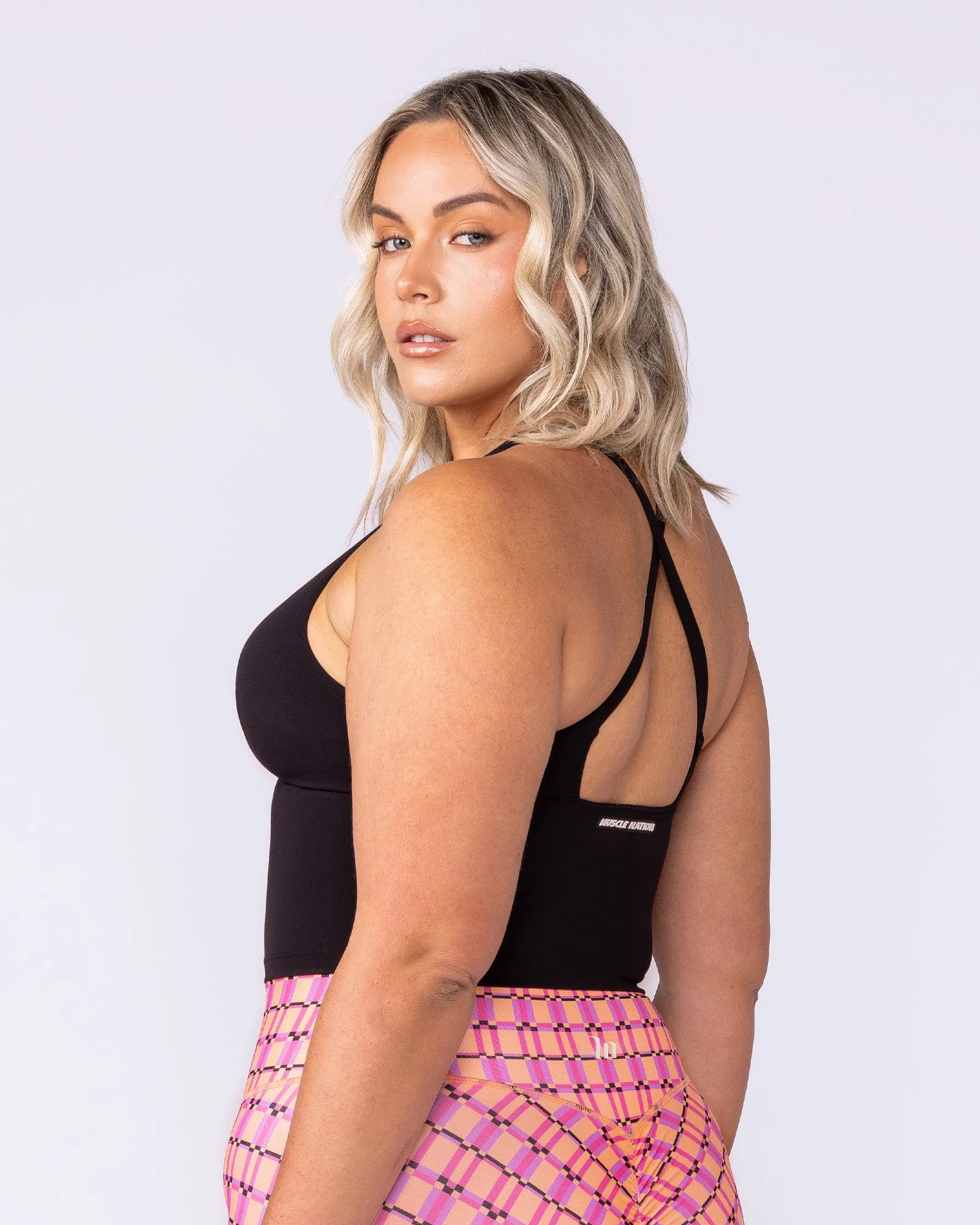 Influence Bra Tank - Black sold by Muscle Nation product image thumbnail 2