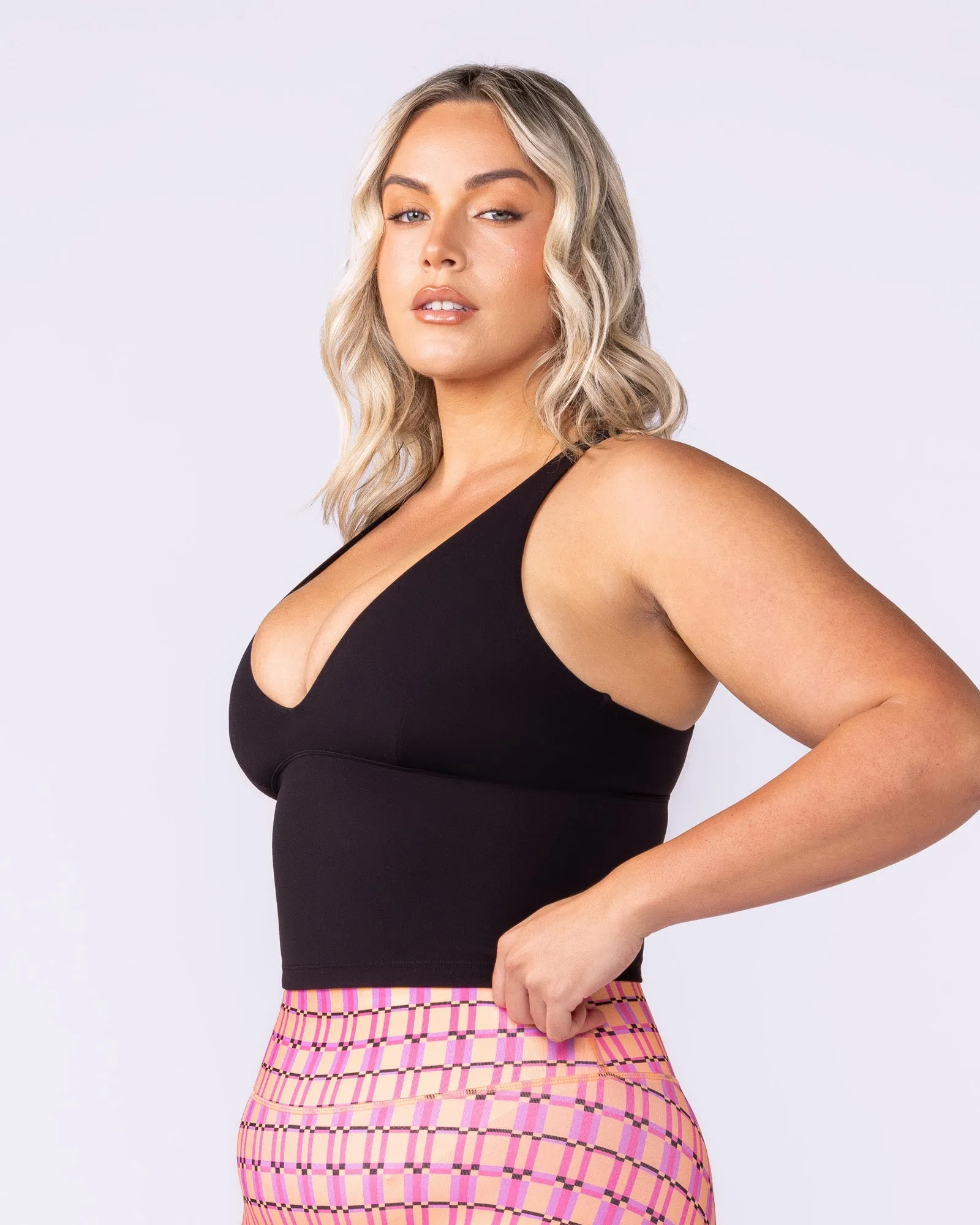 Influence Bra Tank - Black sold by Muscle Nation product image thumbnail 3