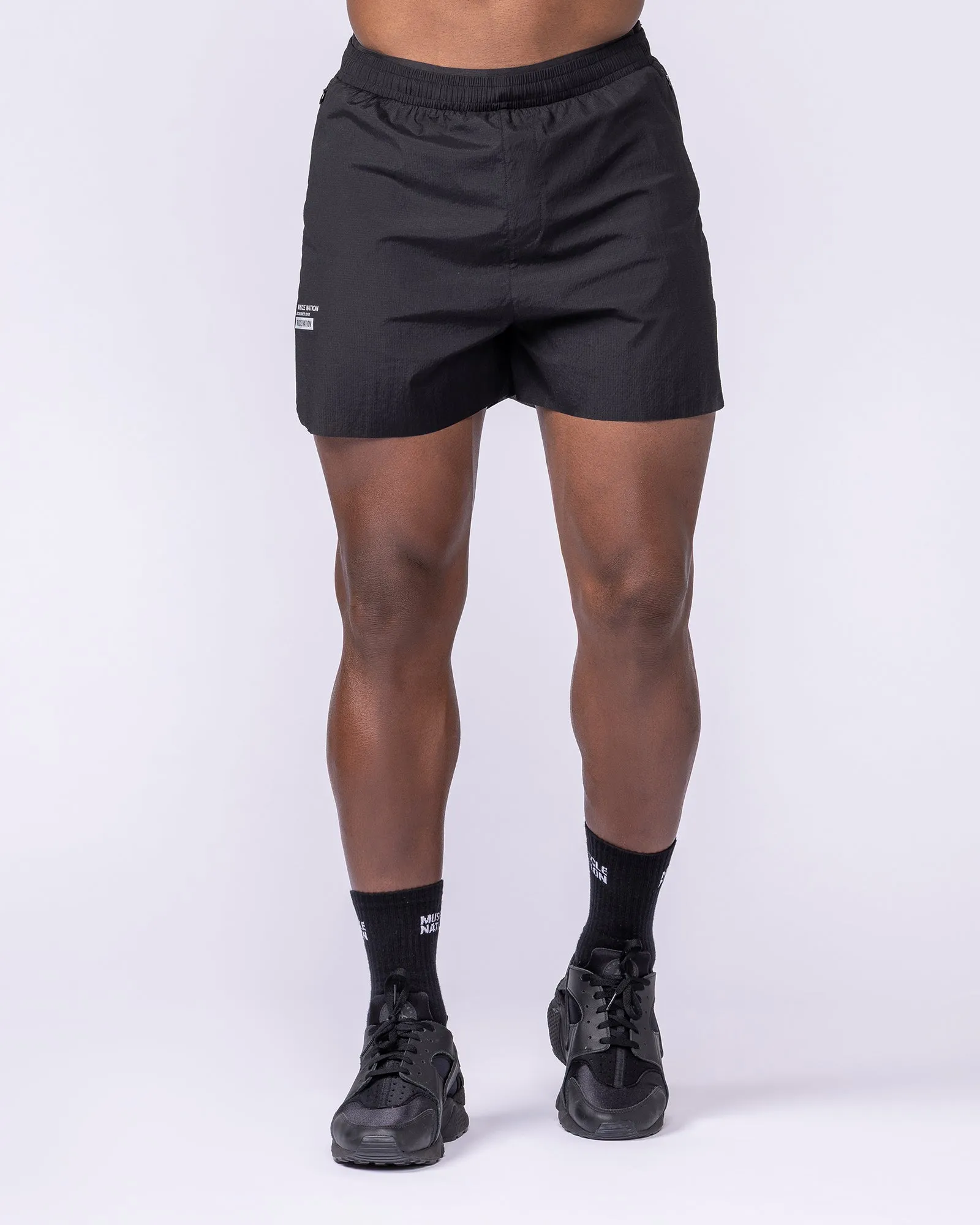 Compete 3" Run Shorts - Black sold by Muscle Nation product image thumbnail 3