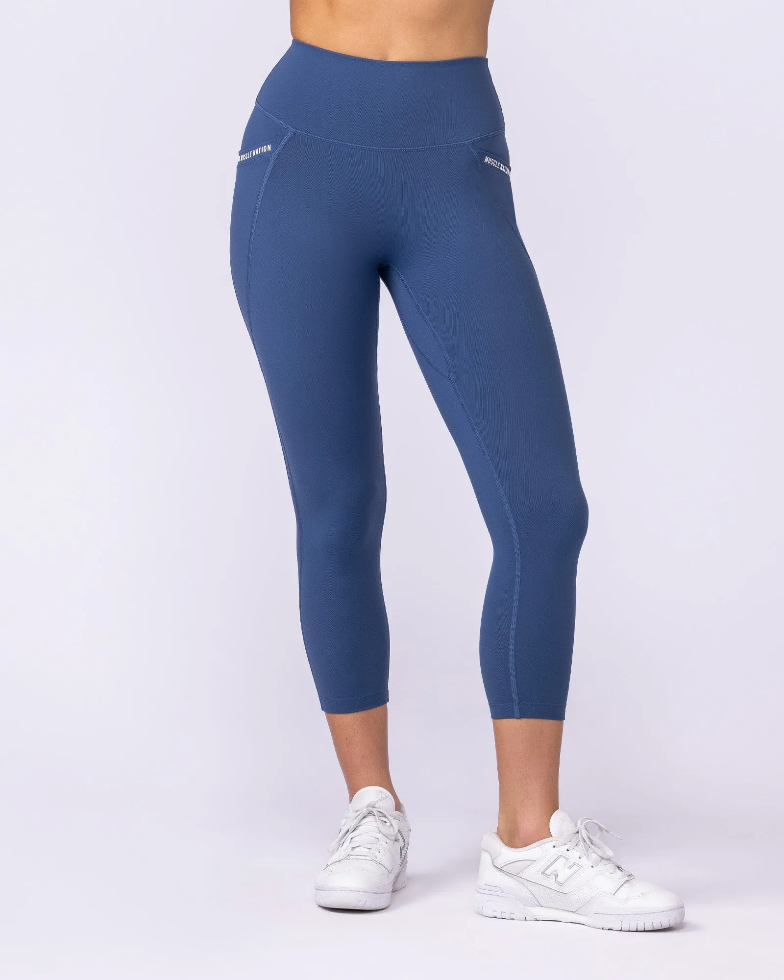 Illusion Signature Pocket 7/8 Leggings - Atlantis sold by Muscle Nation product image thumbnail 3