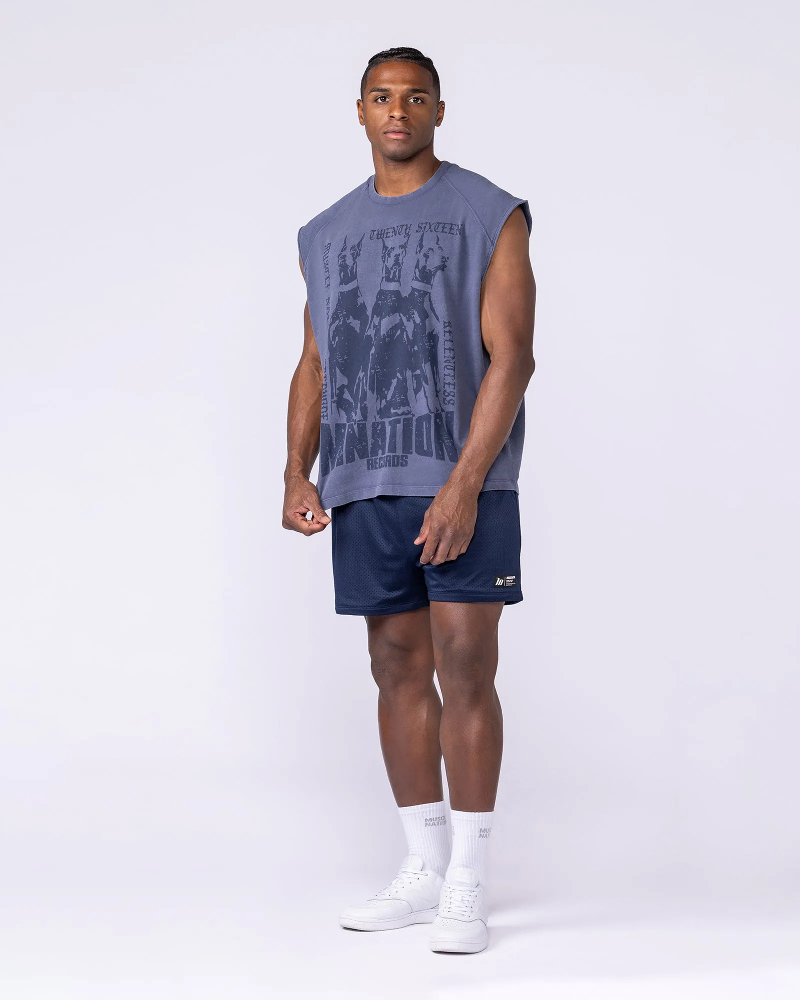 Doberman Vintage Boxy Muscle Tank - Washed Altantis sold by Muscle Nation product image thumbnail 5
