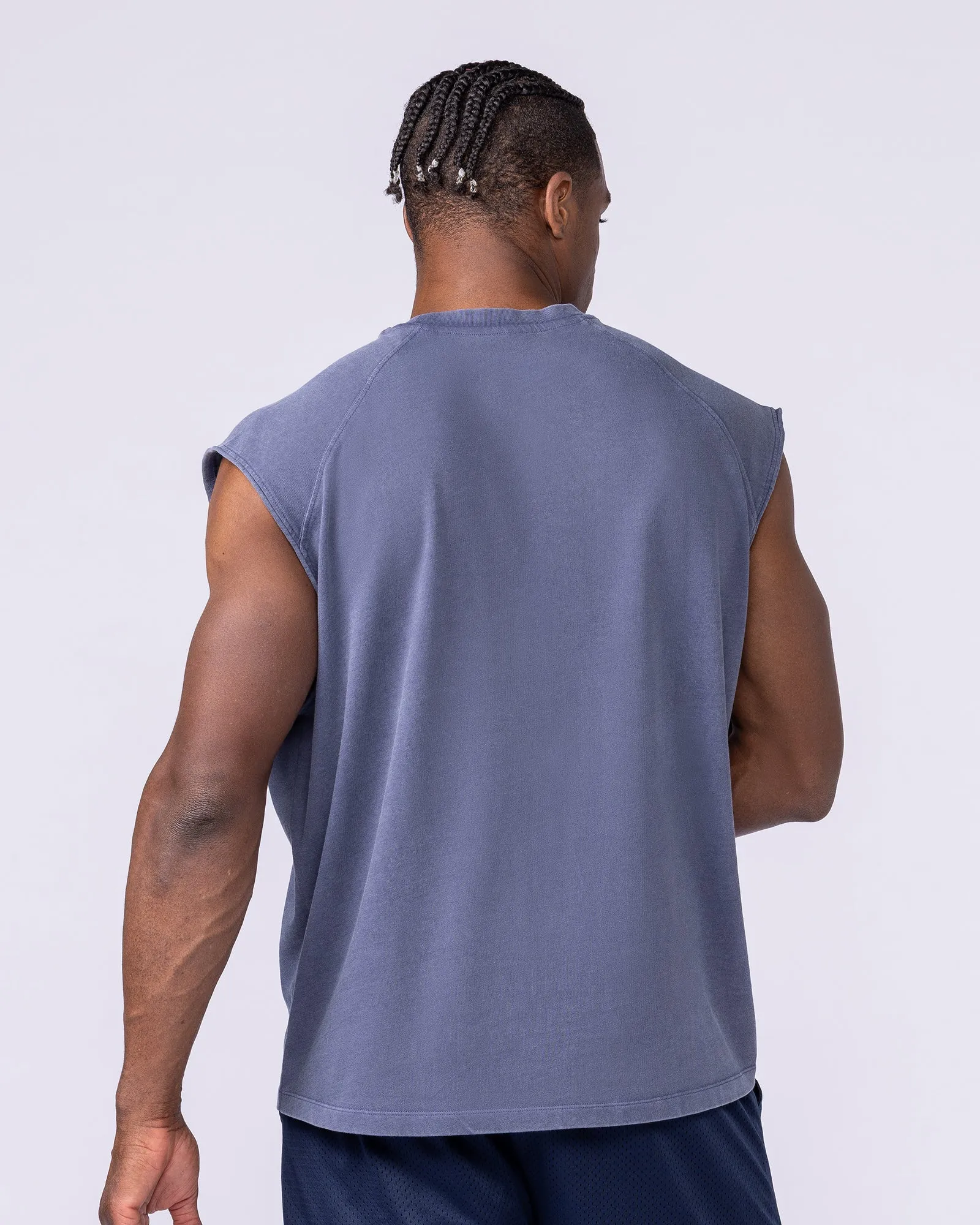 Doberman Vintage Boxy Muscle Tank - Washed Altantis sold by Muscle Nation product image thumbnail 4