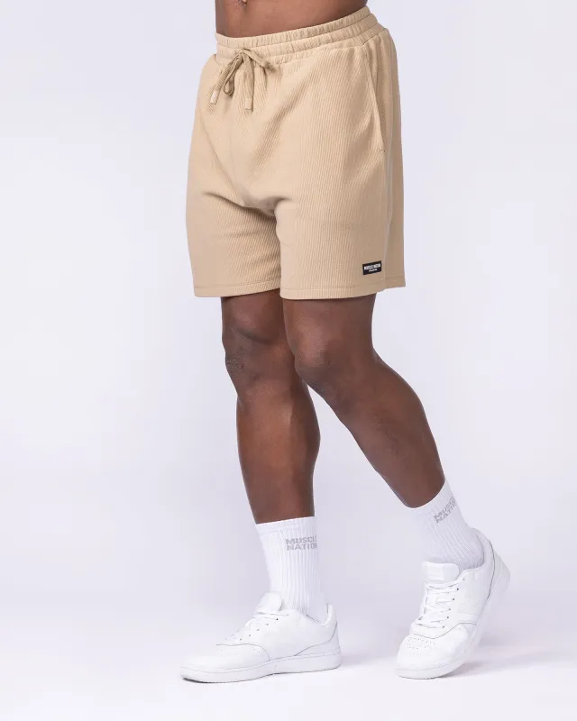 Everyday Jersey Shorts - Butterscotch sold by Muscle Nation