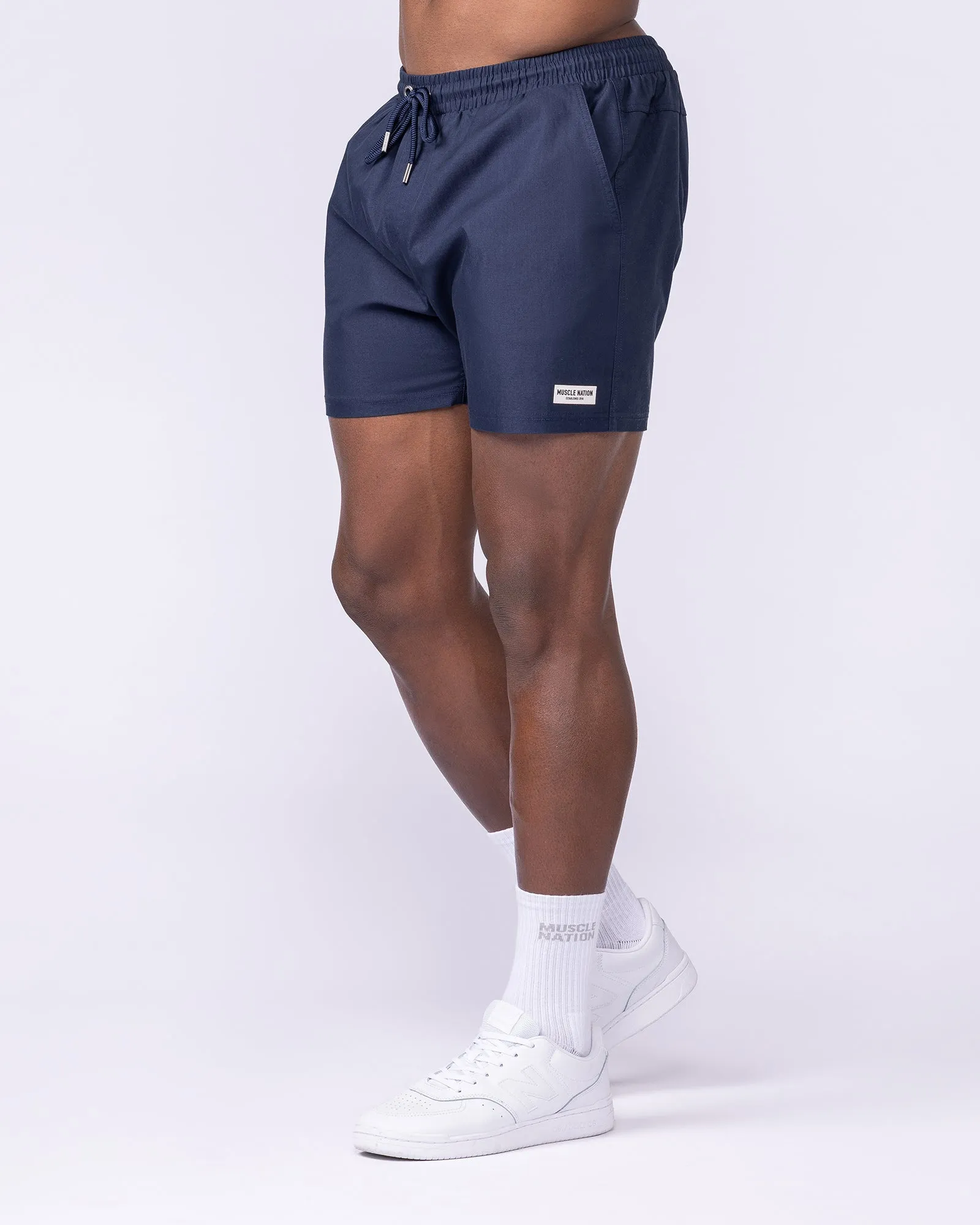 Daily 4" Shorts - Navy sold by Muscle Nation product image thumbnail 4