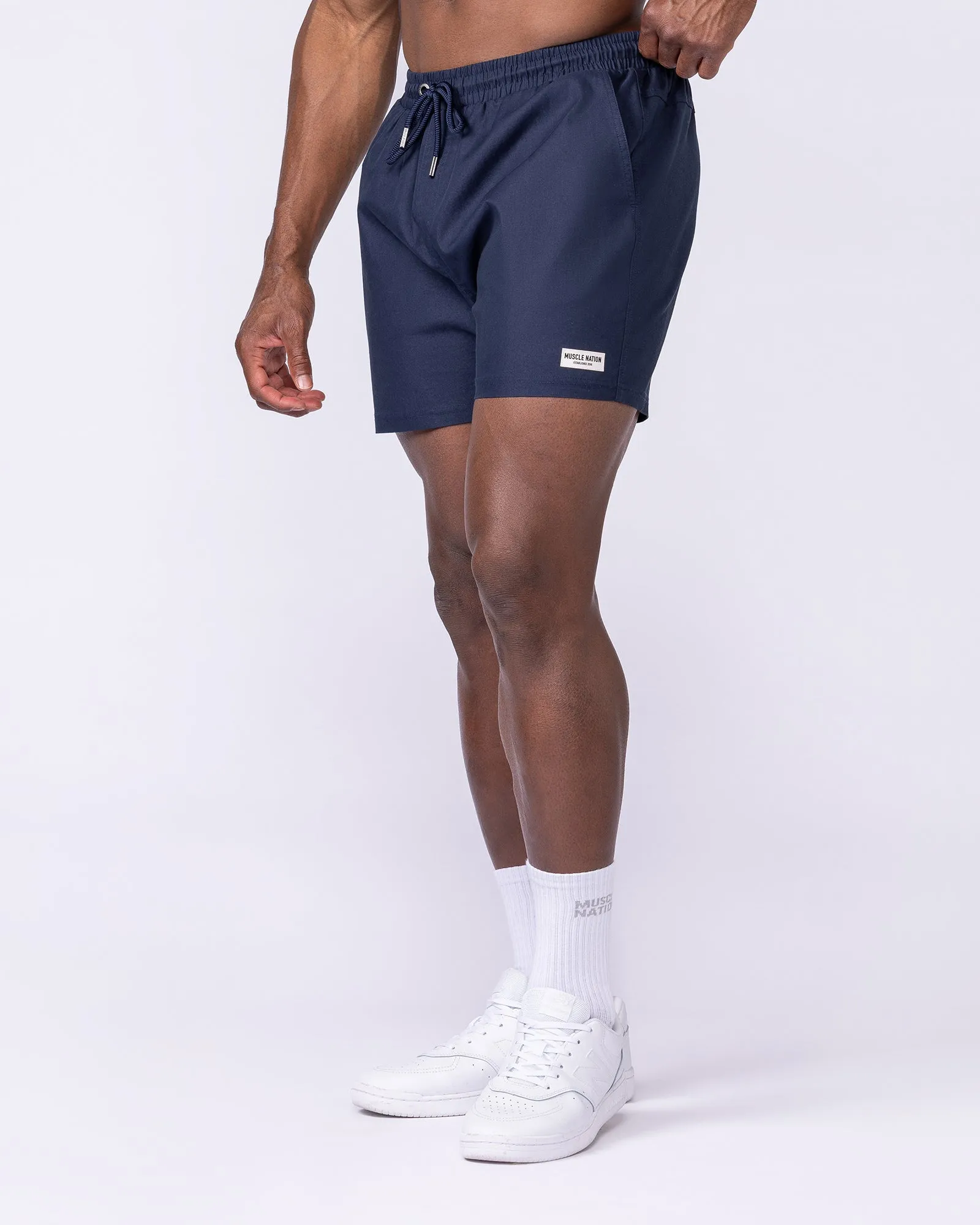 Daily 4" Shorts - Navy sold by Muscle Nation