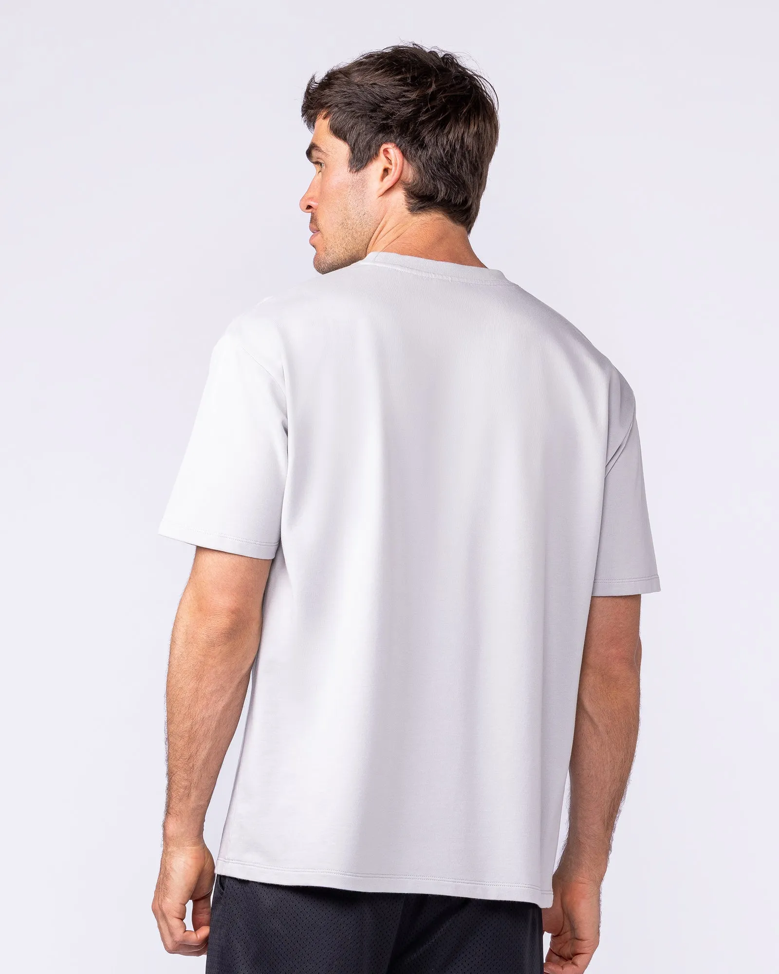 Essential Regular Fit Tee - Quiet Grey sold by Muscle Nation product image thumbnail 2
