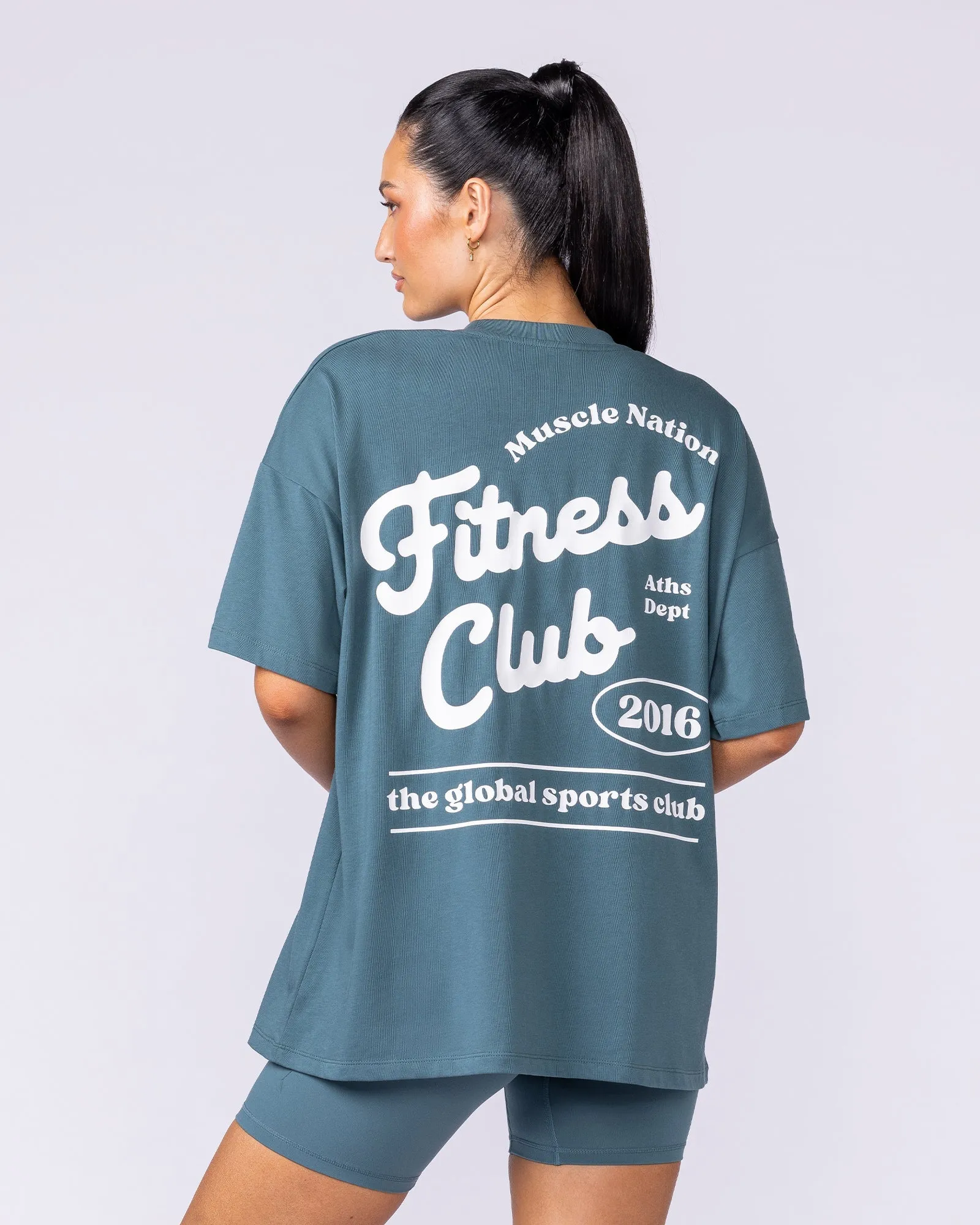 Fizz Oversized Tee - Jaded sold by Muscle Nation