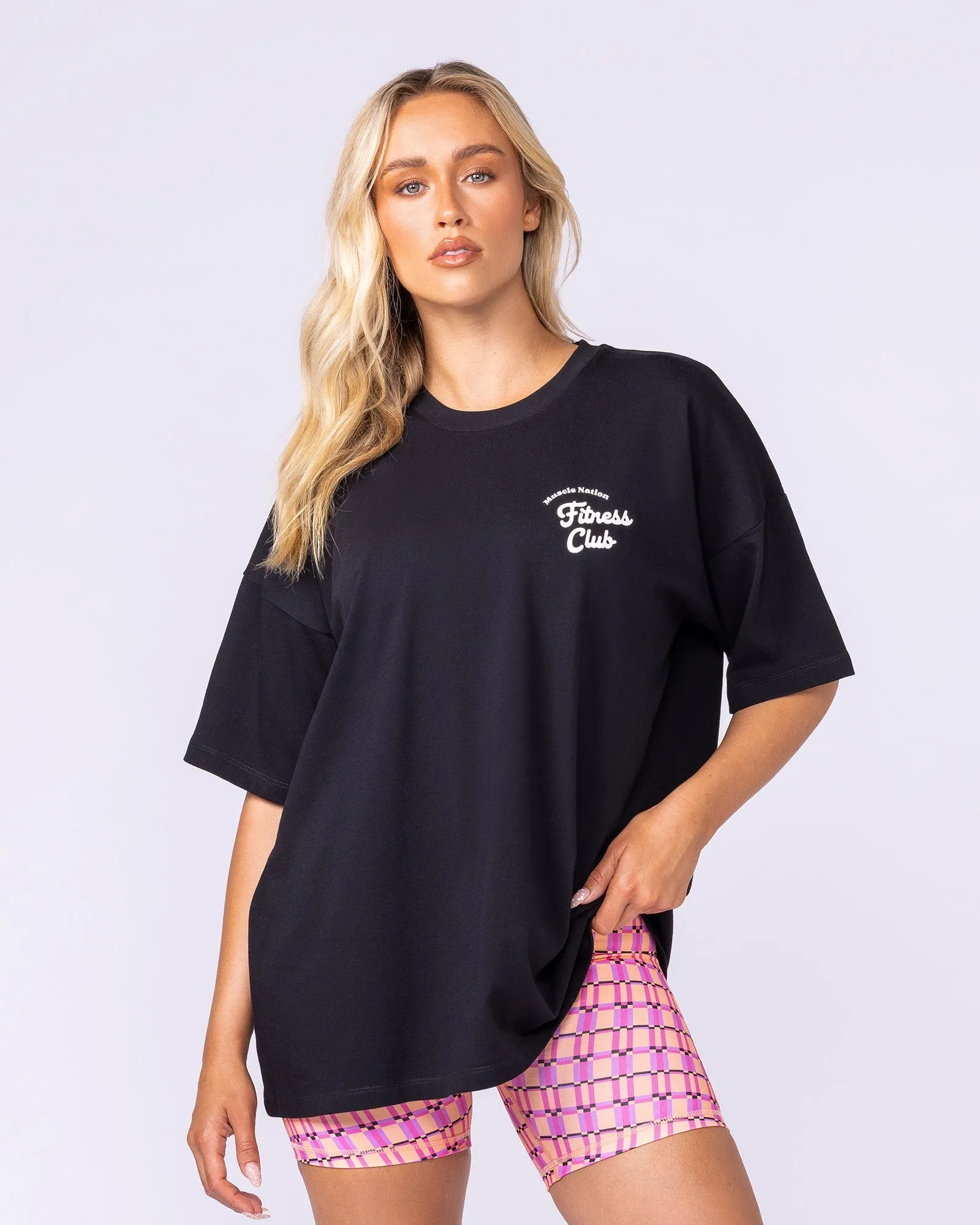 Fizz Oversized Tee - Black sold by Muscle Nation product image thumbnail 2