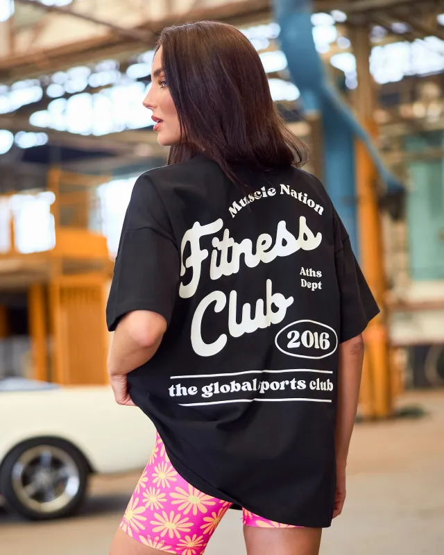 Fizz Oversized Tee - Black sold by Muscle Nation