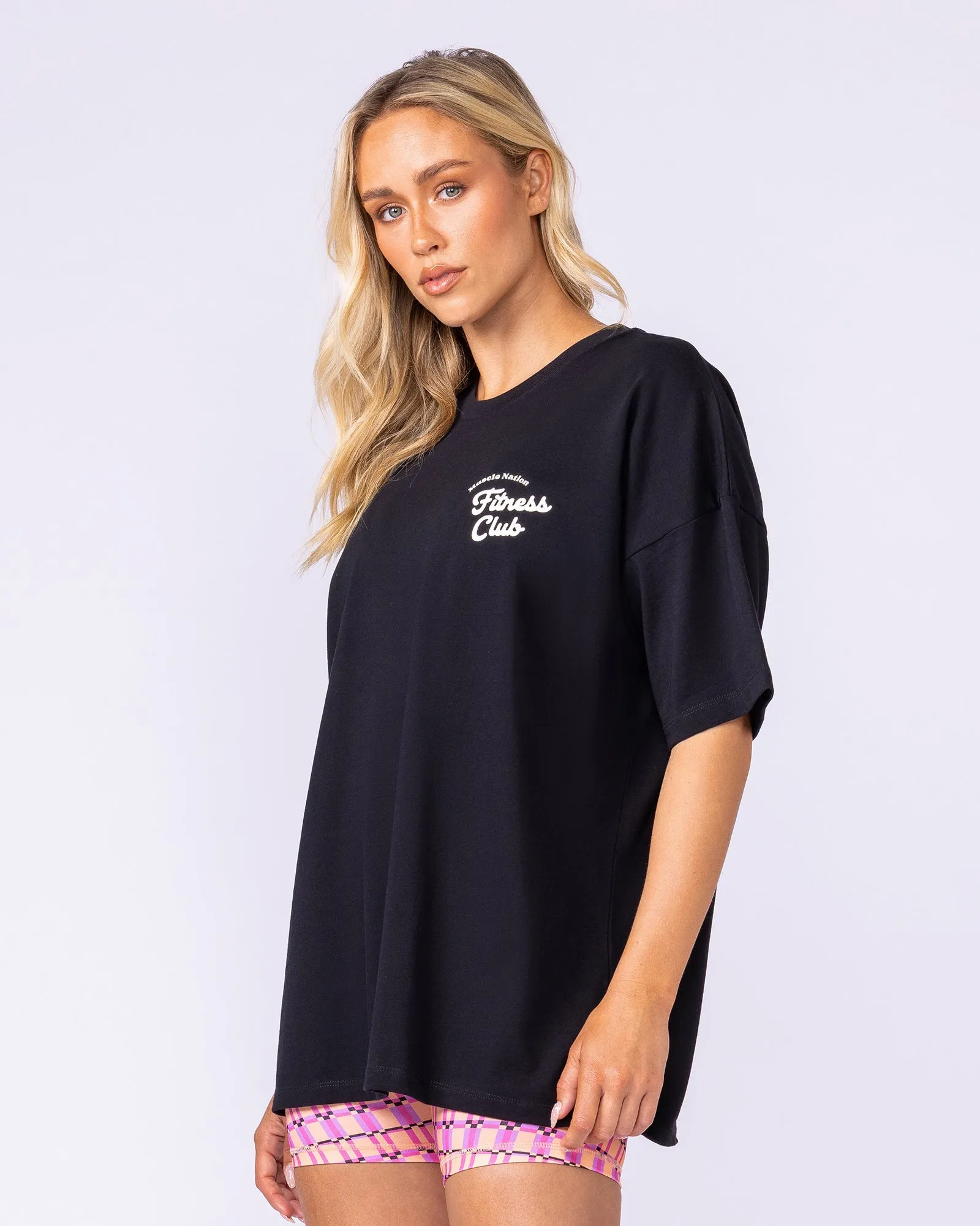 Fizz Oversized Tee - Black sold by Muscle Nation product image thumbnail 5