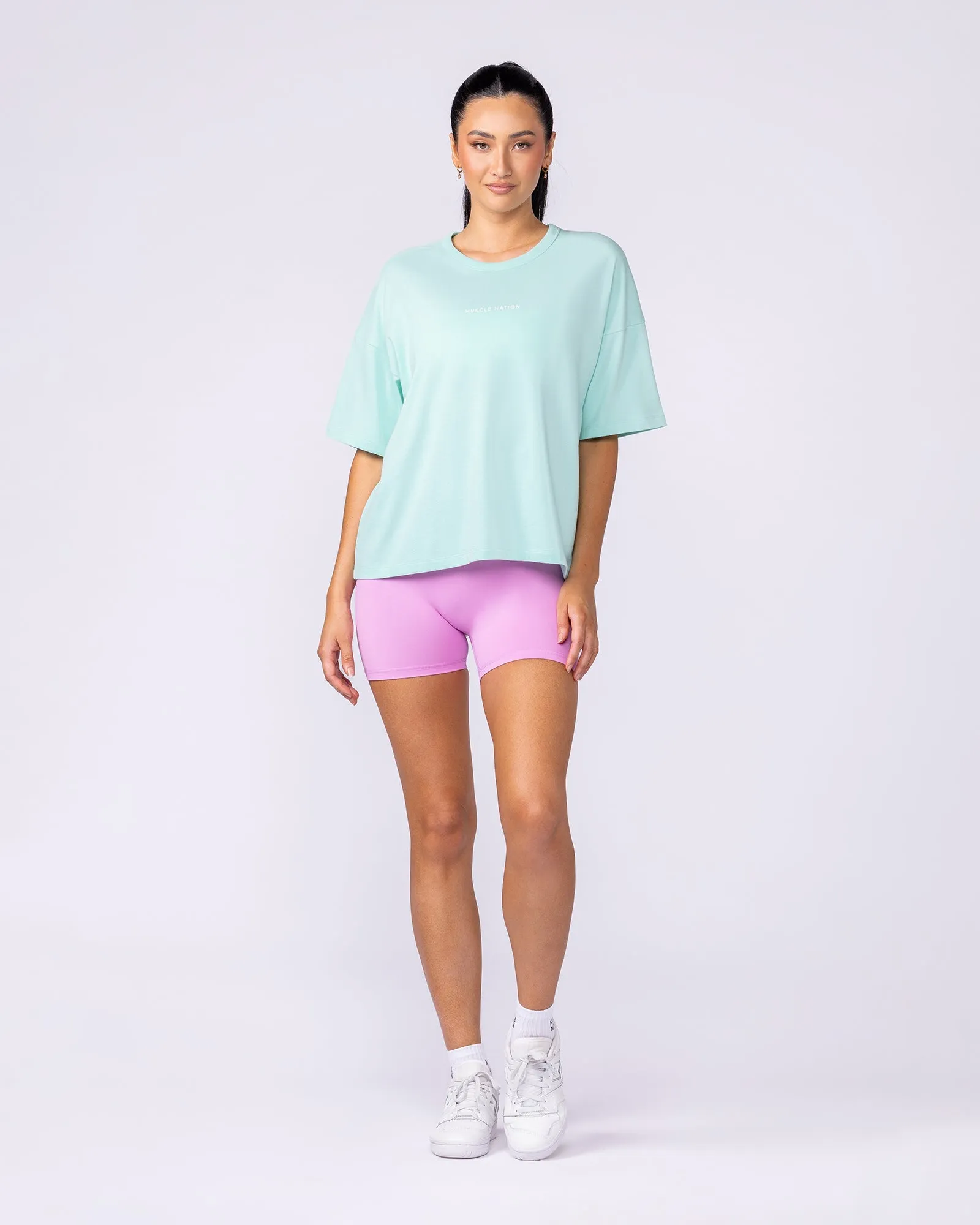 Boxy Fit Tee - Spearmint sold by Muscle Nation product image thumbnail 5
