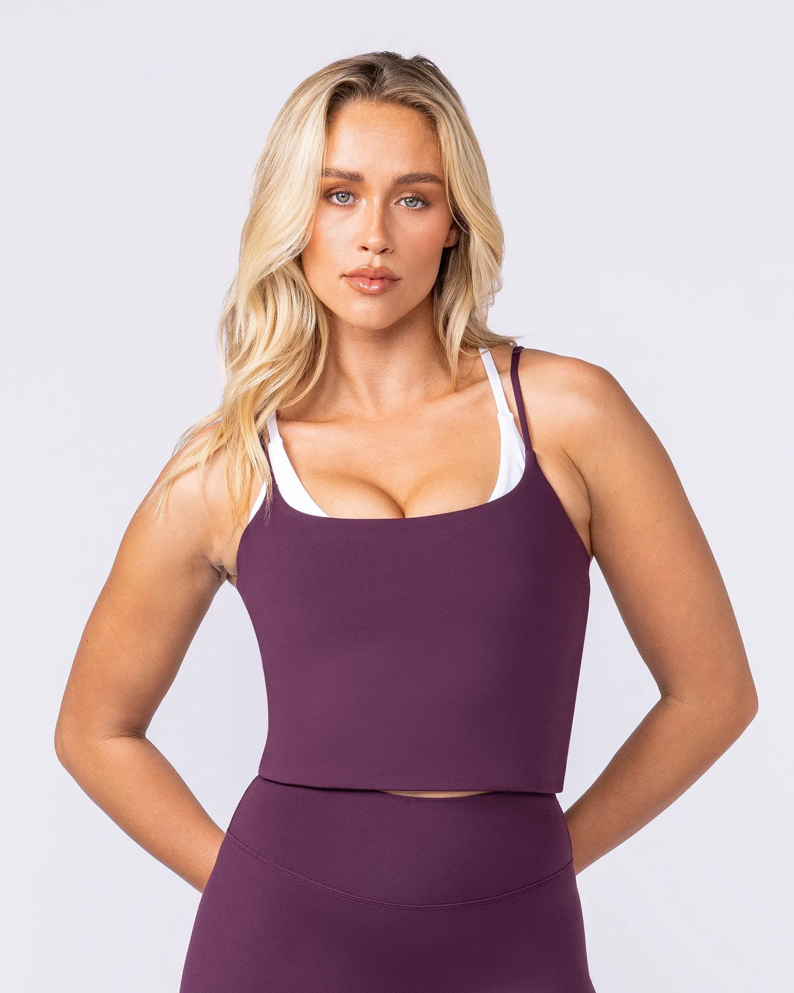 Cami Active Tank - Cranberry sold by Muscle Nation