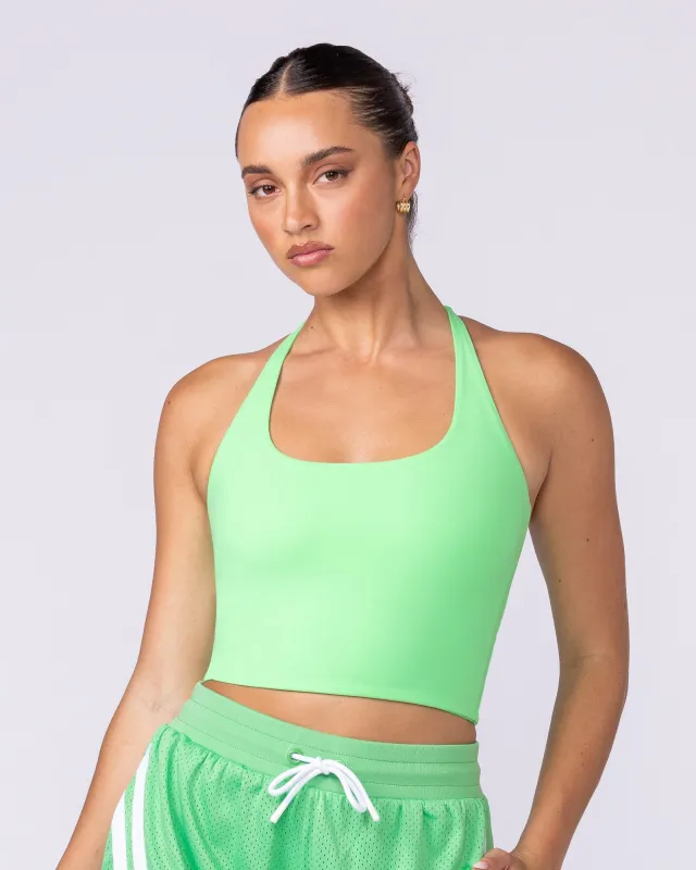 Captivate Bra Tank - Key Lime sold by Muscle Nation
