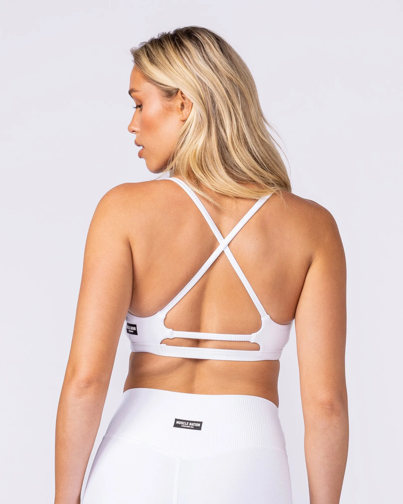Fantasy Rib Bralette - White sold by Muscle Nation product image thumbnail 4