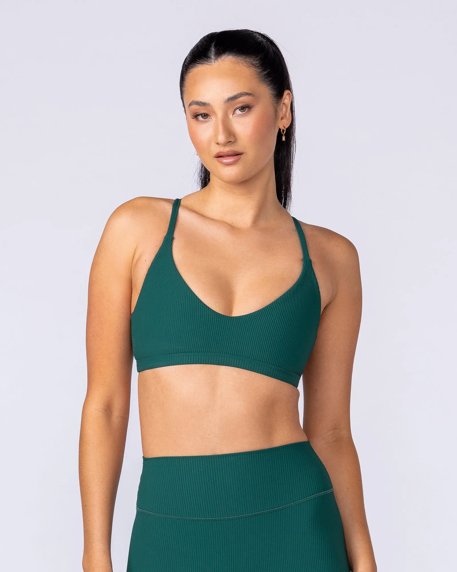 Fantasy Rib Bralette - Evergreen sold by Muscle Nation