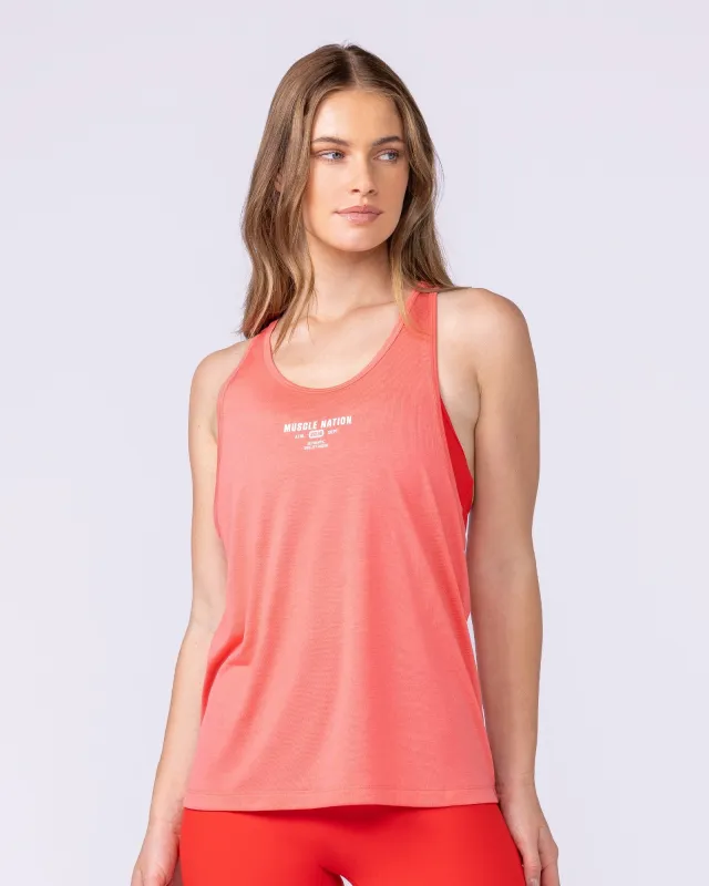 Classic Training Tank - Mild Chilli sold by Muscle Nation