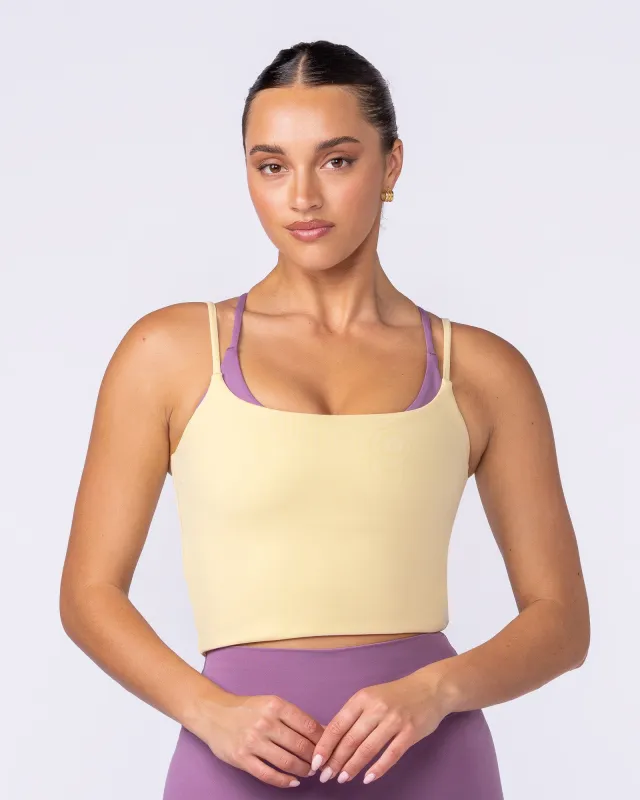 Cami Active Tank - Panna Cotta sold by Muscle Nation