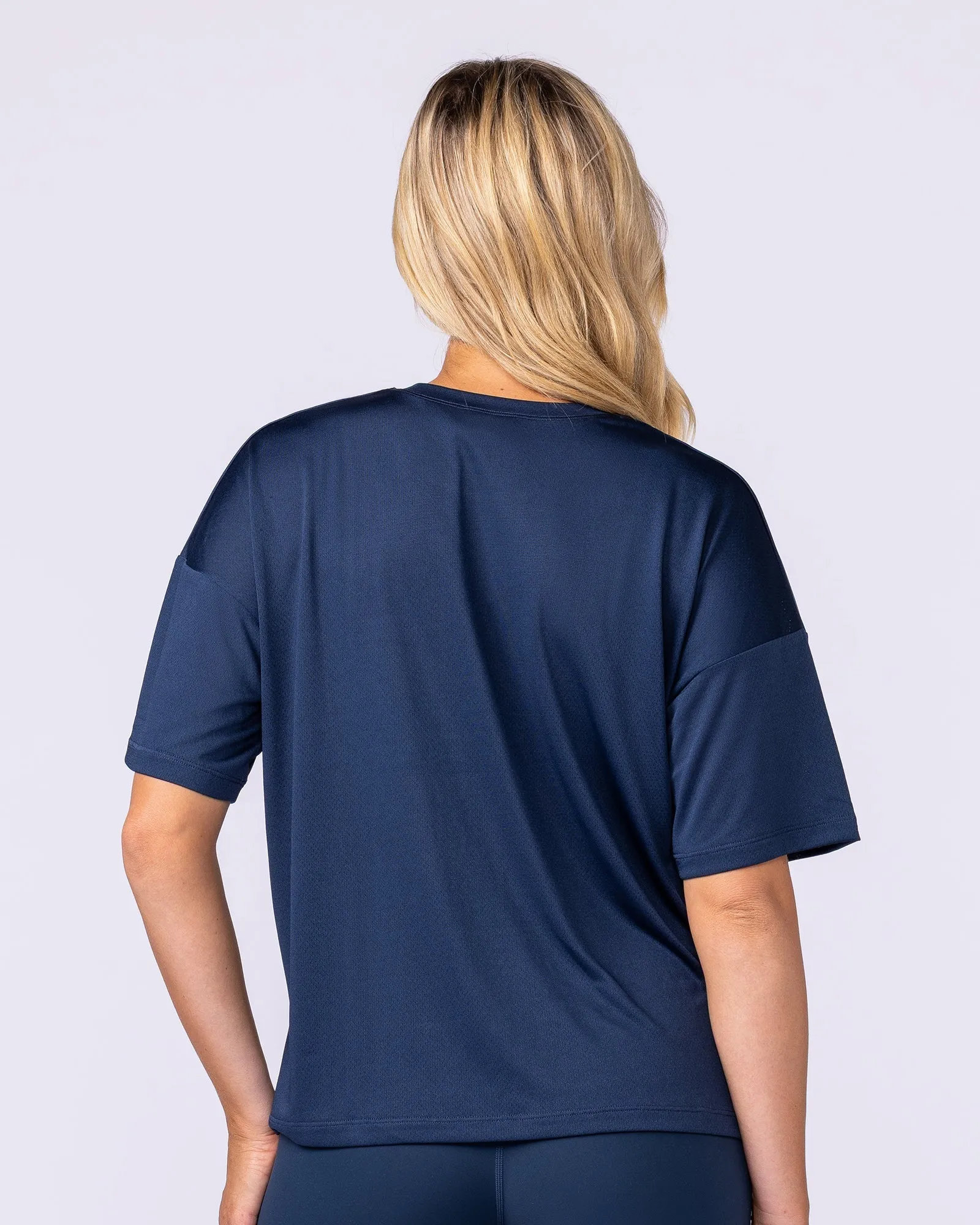 Boxy Training Tee - Navy sold by Muscle Nation product image thumbnail 4