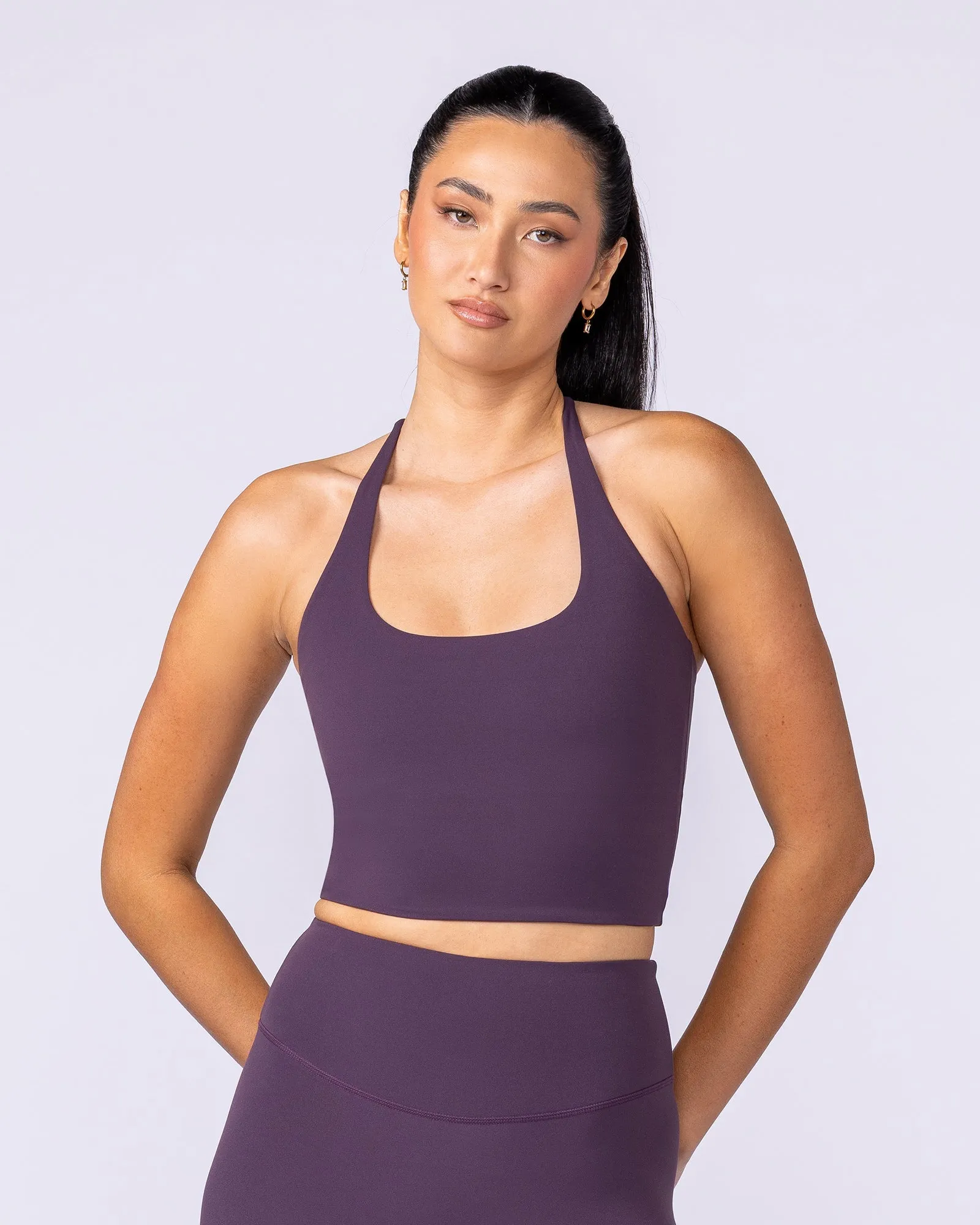 Captivate Bra Tank - Midnight Plum sold by Muscle Nation product image thumbnail 3
