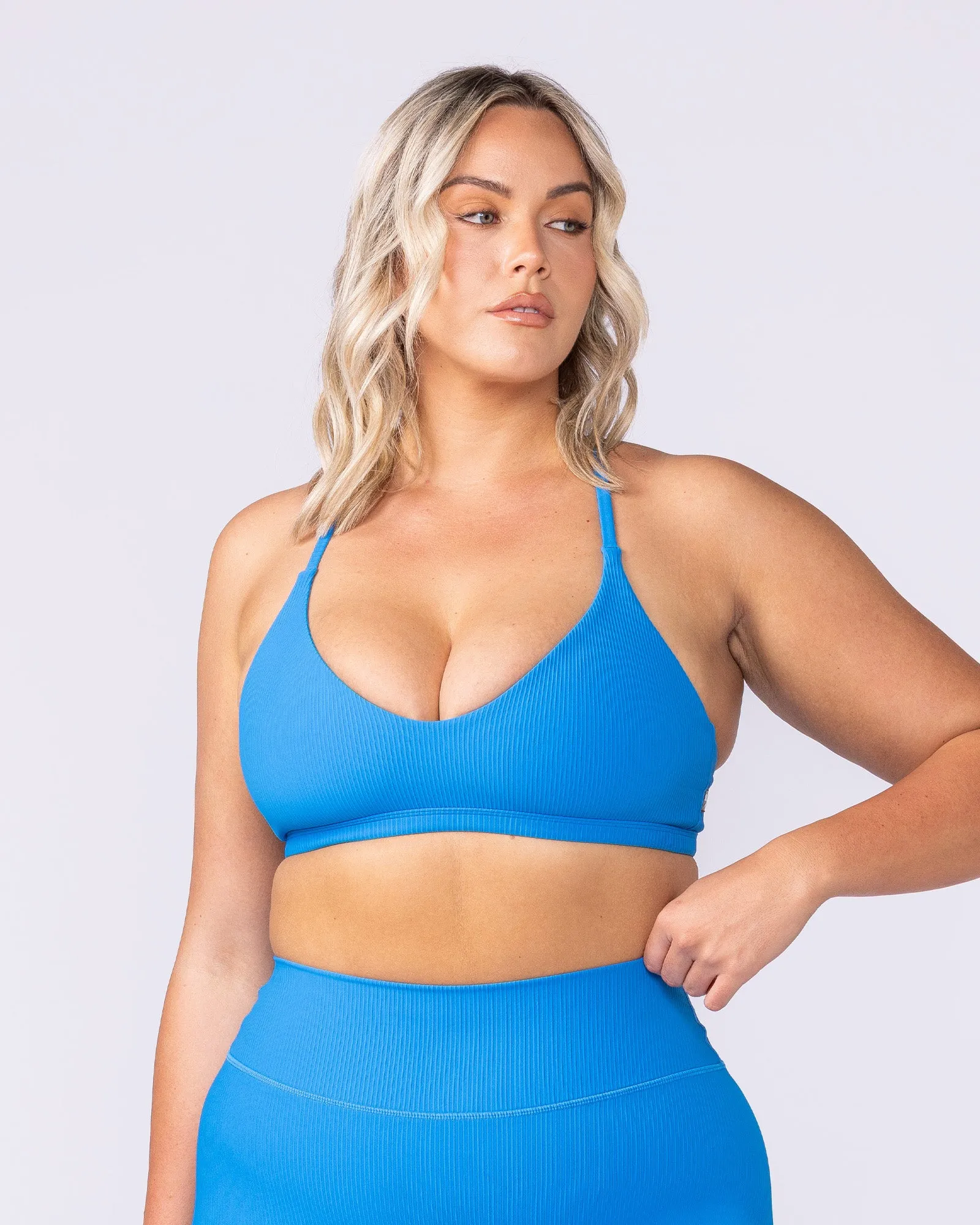 Fantasy Rib Bralette - Malibu sold by Muscle Nation