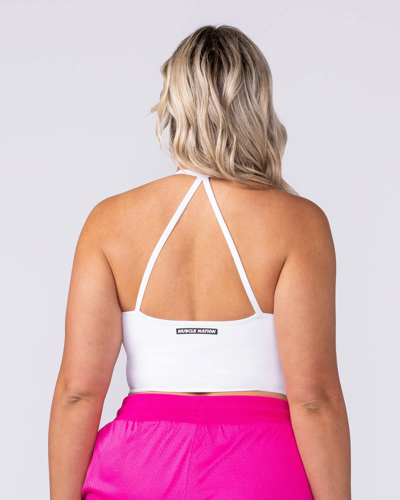 Captivate Bra Tank - White sold by Muscle Nation product image thumbnail 4