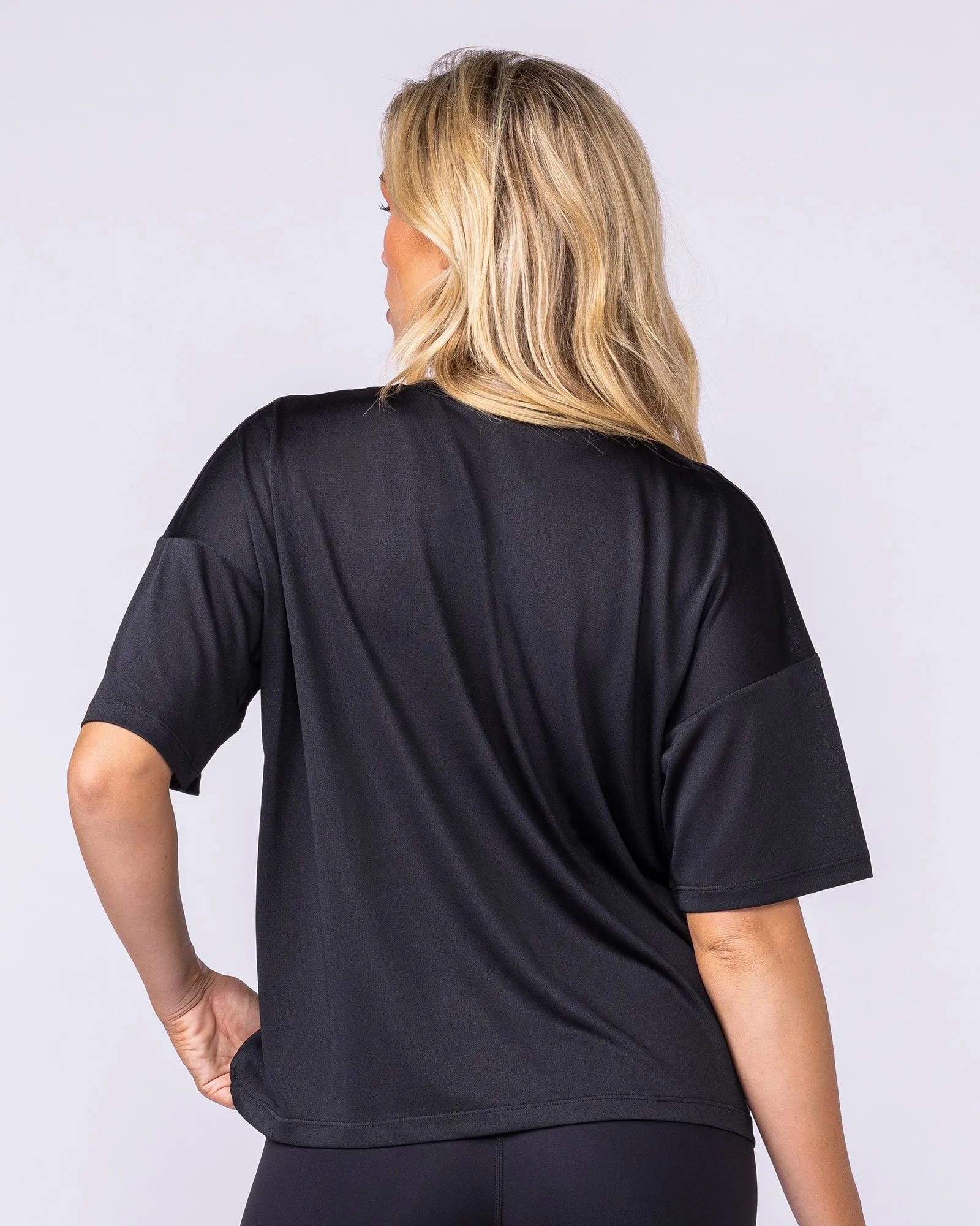 Boxy Training Tee - Black sold by Muscle Nation product image thumbnail 5