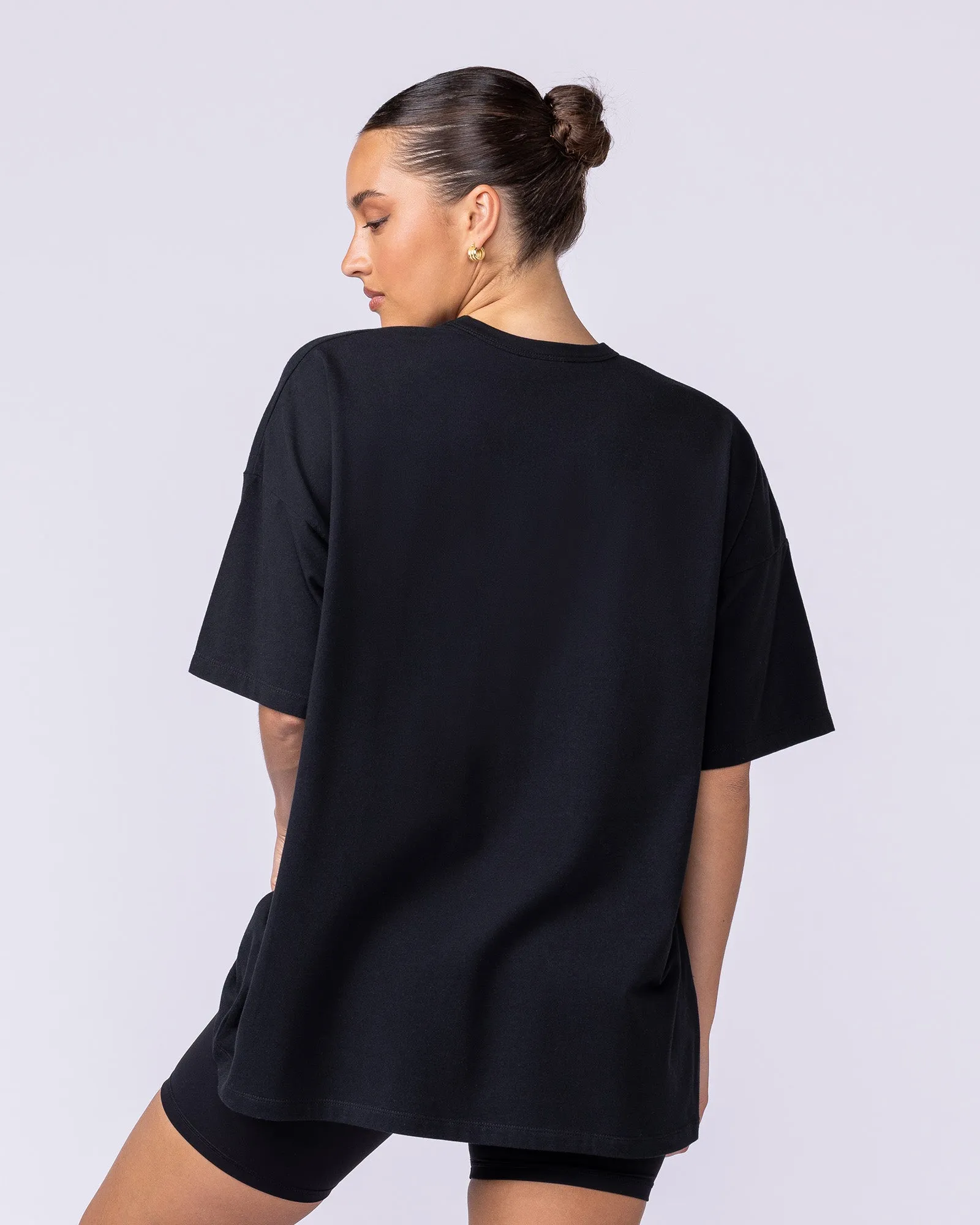 Athletic Club Oversized Tee - Black sold by Muscle Nation product image thumbnail 5