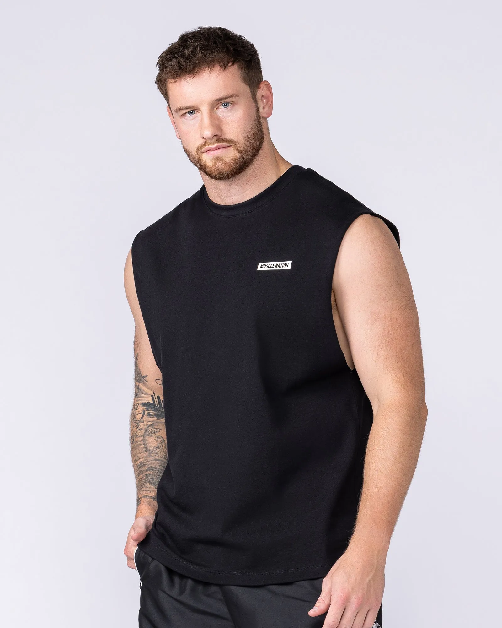 Athletic Division Muscle Tank - Black sold by Muscle Nation product image thumbnail 3