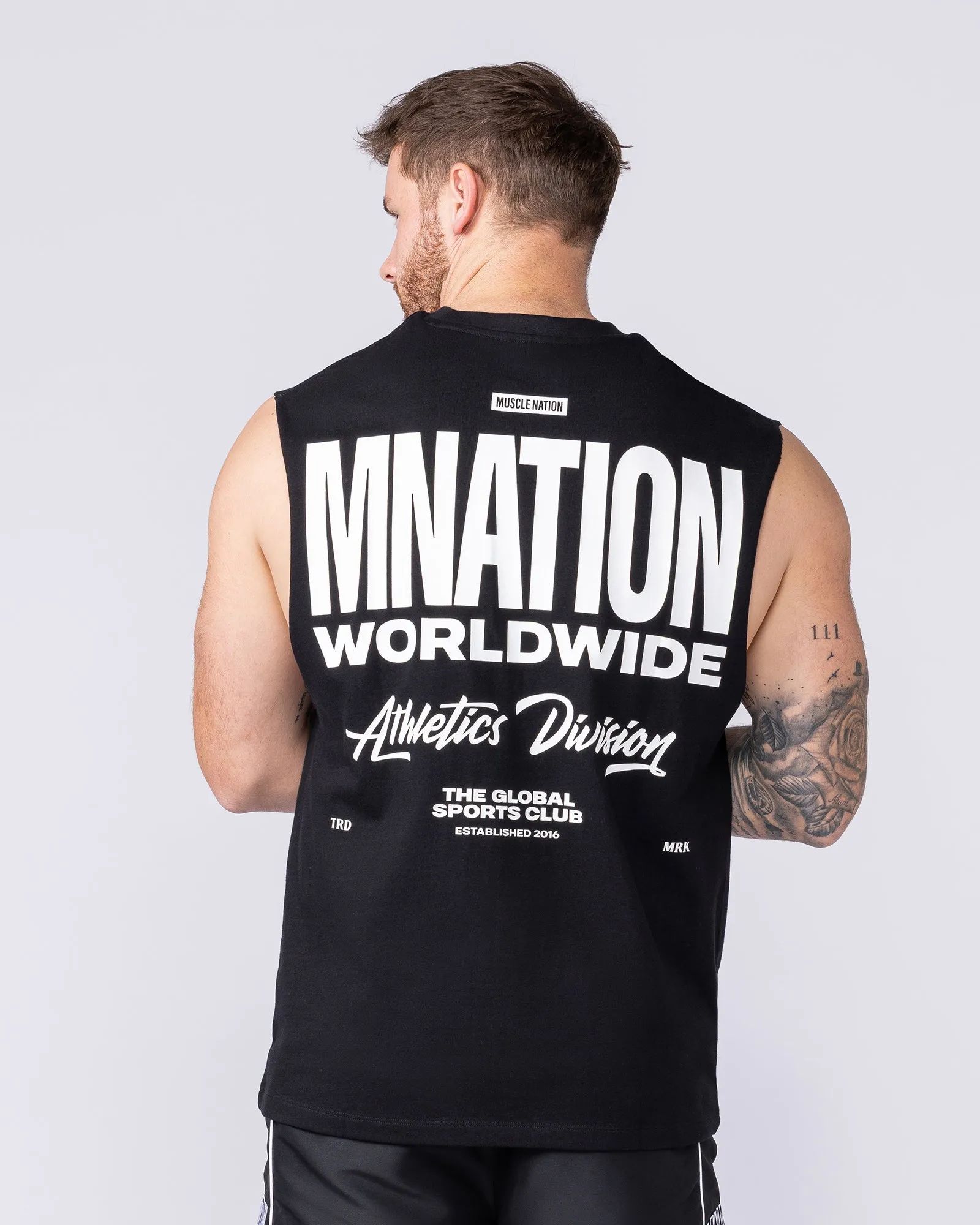 Athletic Division Muscle Tank - Black sold by Muscle Nation product image thumbnail 4