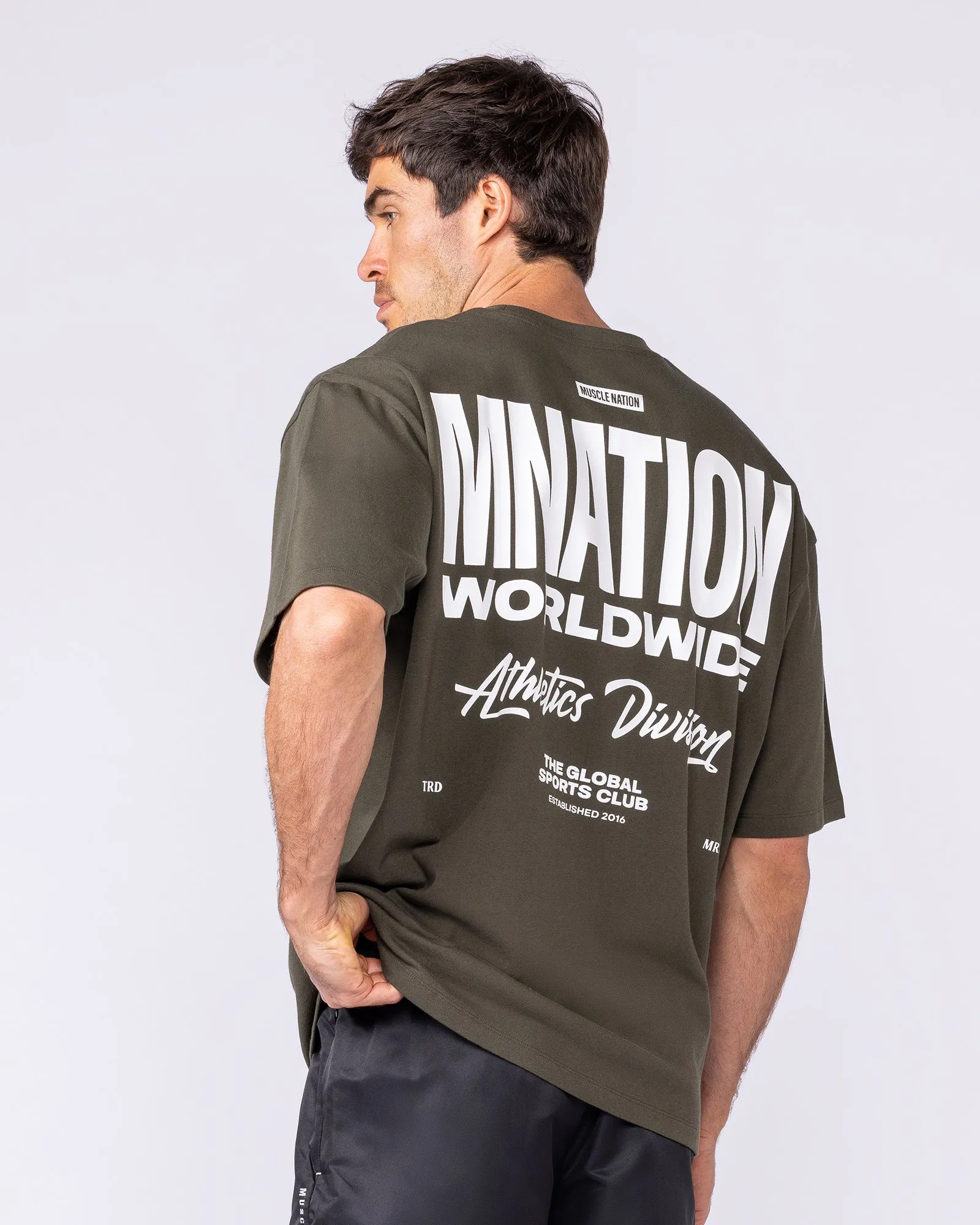 Athletic Division Pump Cover - Dark Khaki sold by Muscle Nation product image thumbnail 5