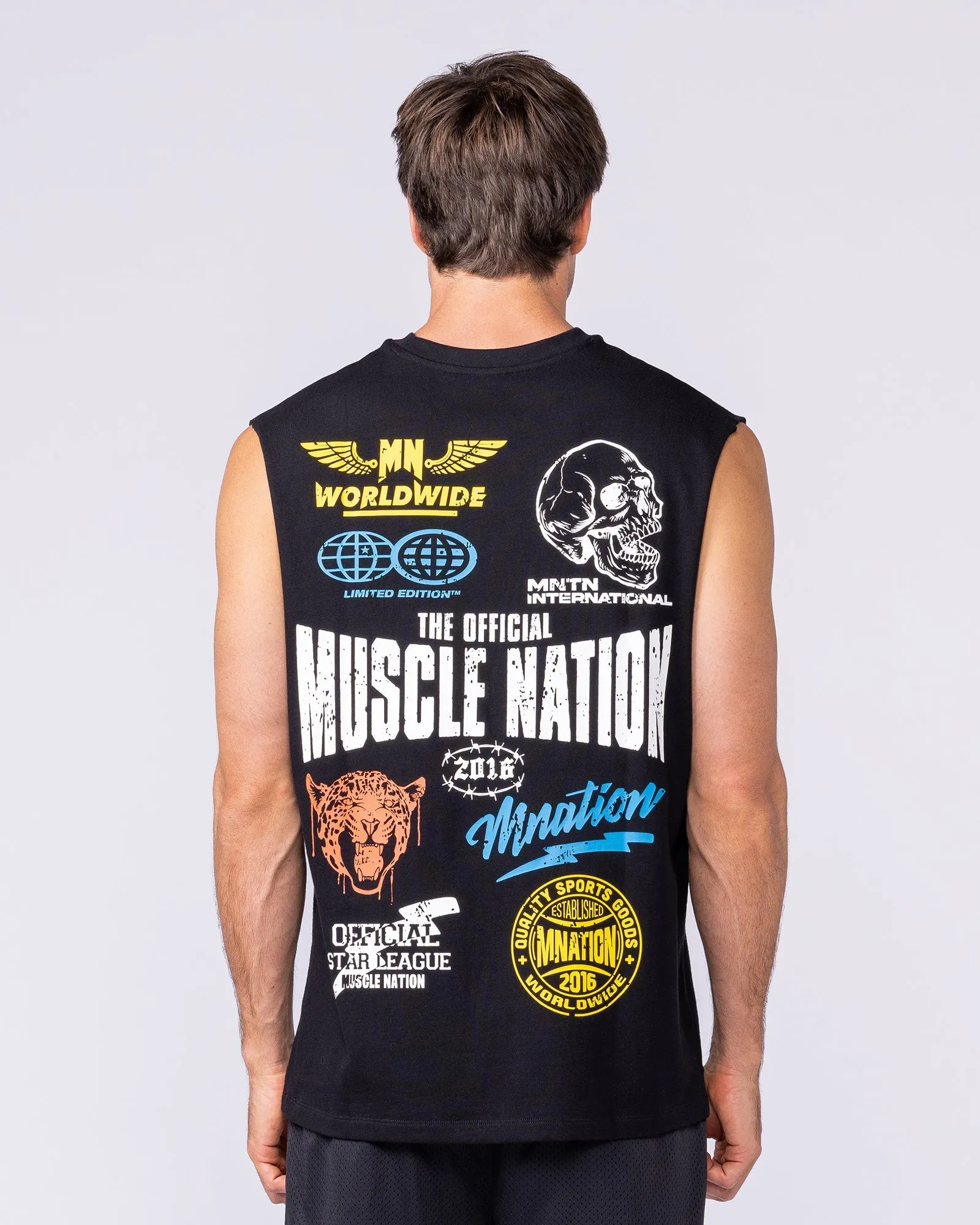 Archives Muscle Tank - Black sold by Muscle Nation product image thumbnail 5