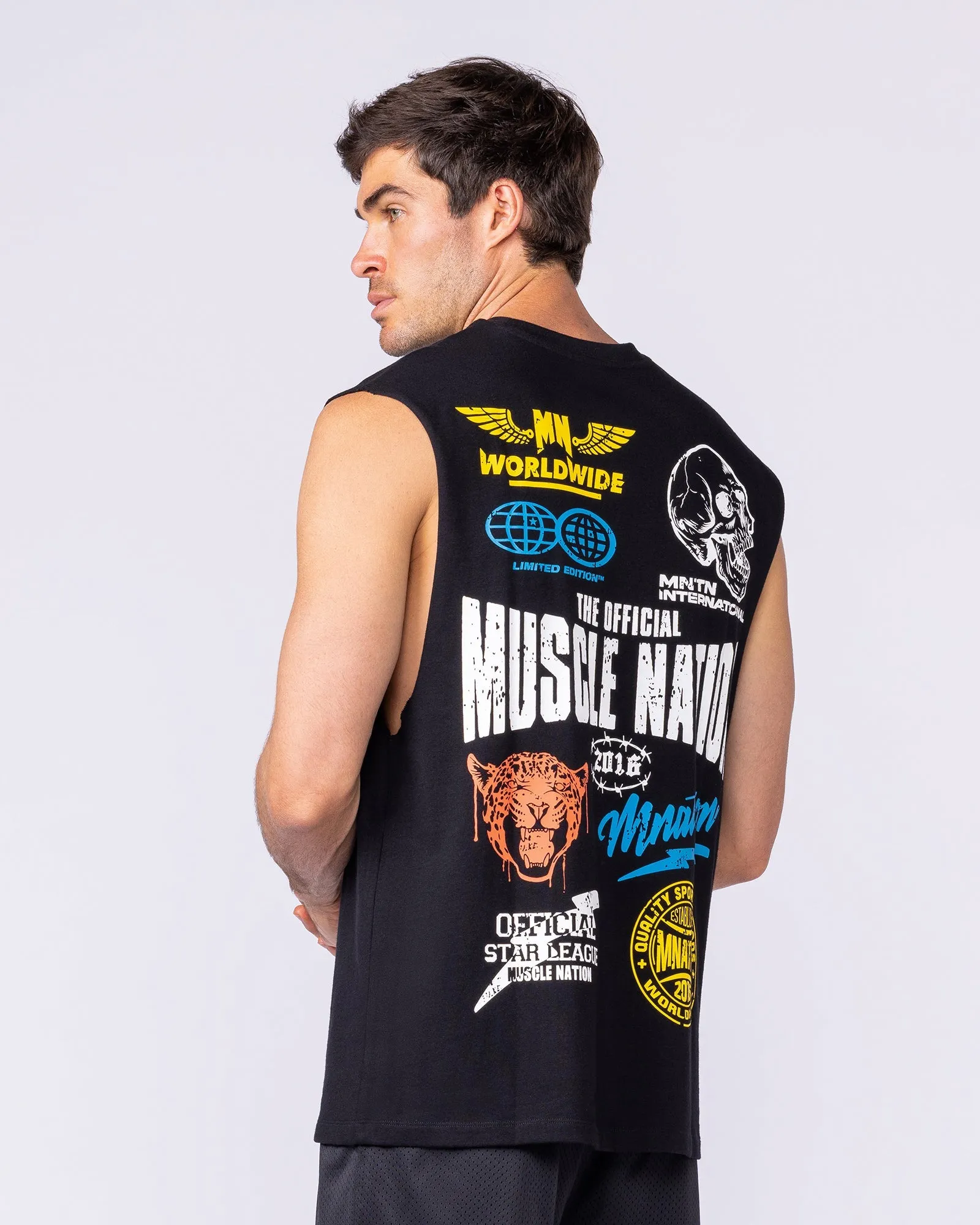 Archives Muscle Tank - Black sold by Muscle Nation product image thumbnail 3