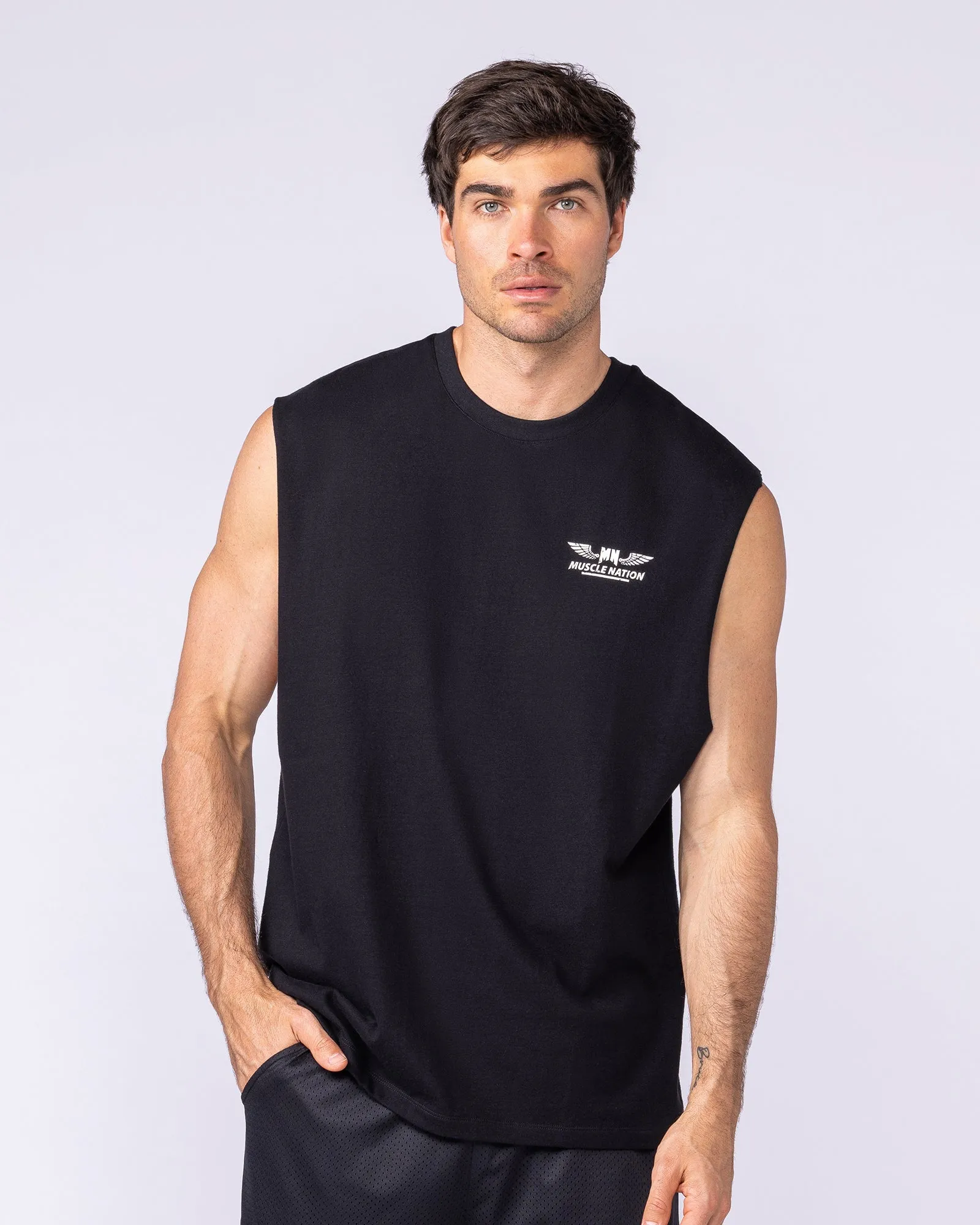 Archives Muscle Tank - Black sold by Muscle Nation product image thumbnail 2
