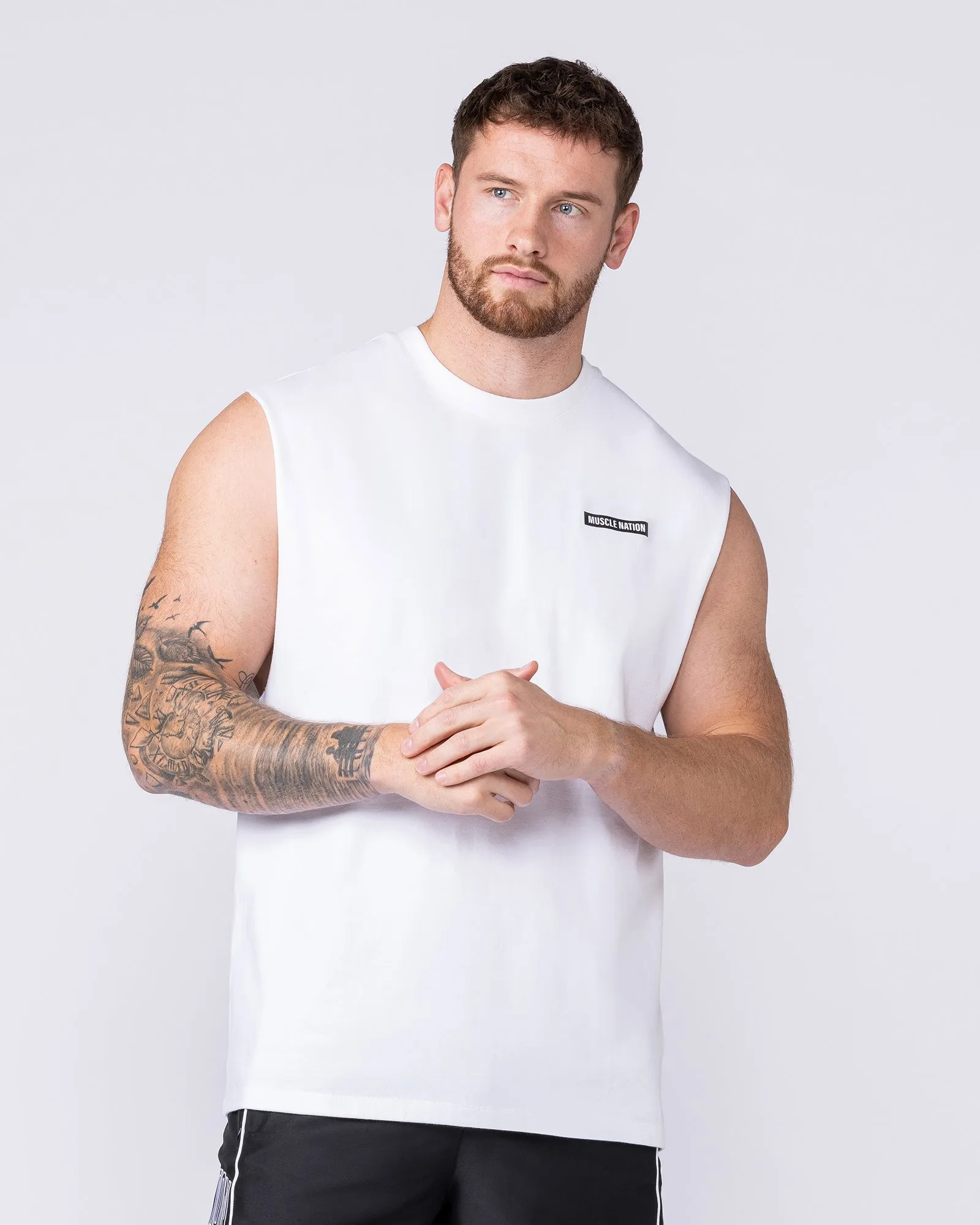 Athletic Division Muscle Tank - White sold by Muscle Nation product image thumbnail 3