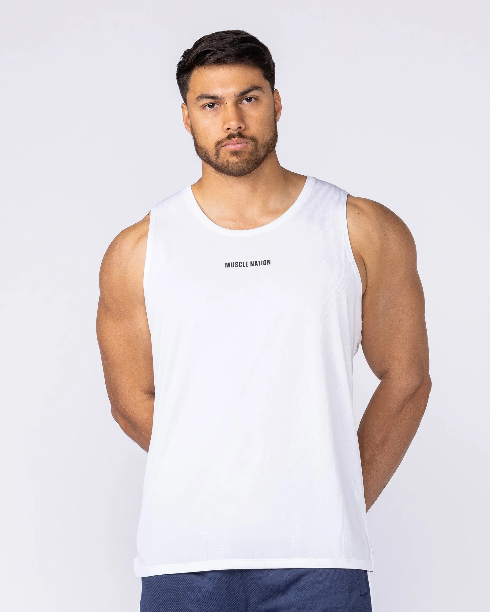 Aero Active Tank - White sold by Muscle Nation product image thumbnail 3