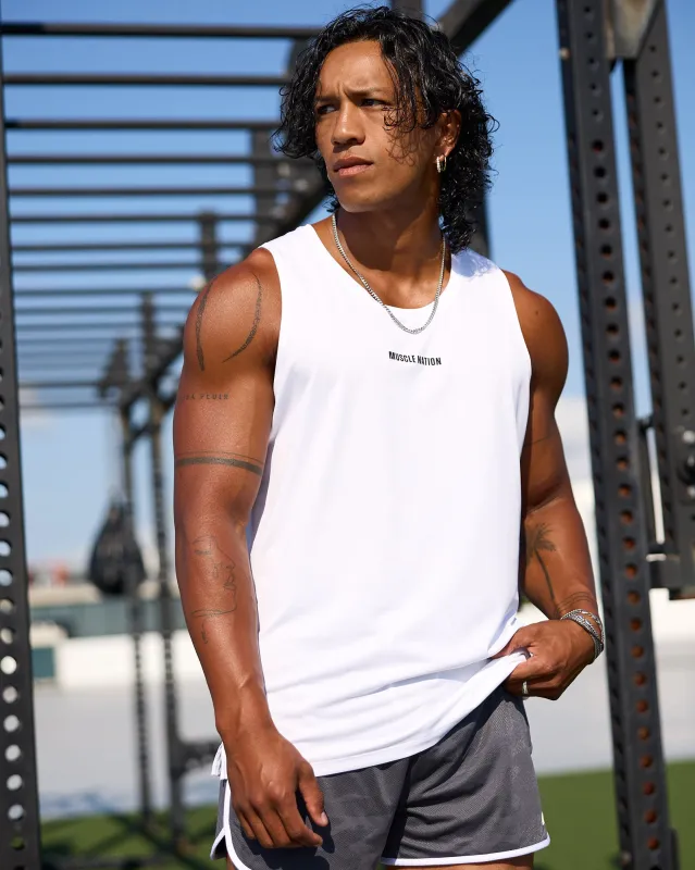 Aero Active Tank - White sold by Muscle Nation