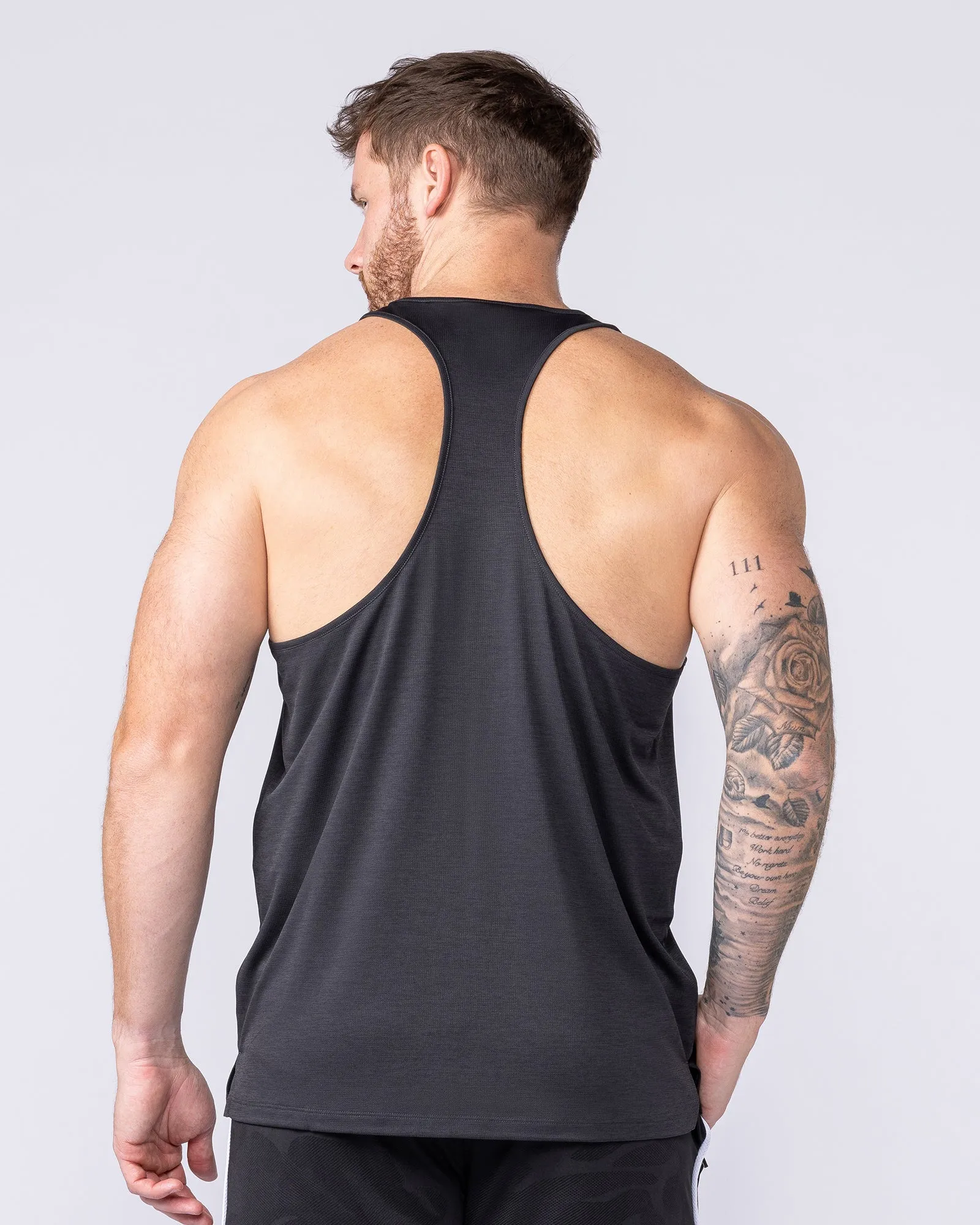Aero Y Back Singlet - Black sold by Muscle Nation product image thumbnail 5