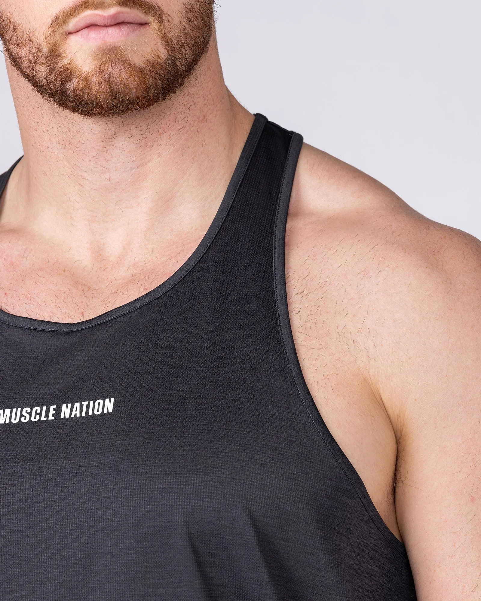 Aero Y Back Singlet - Black sold by Muscle Nation product image thumbnail 4
